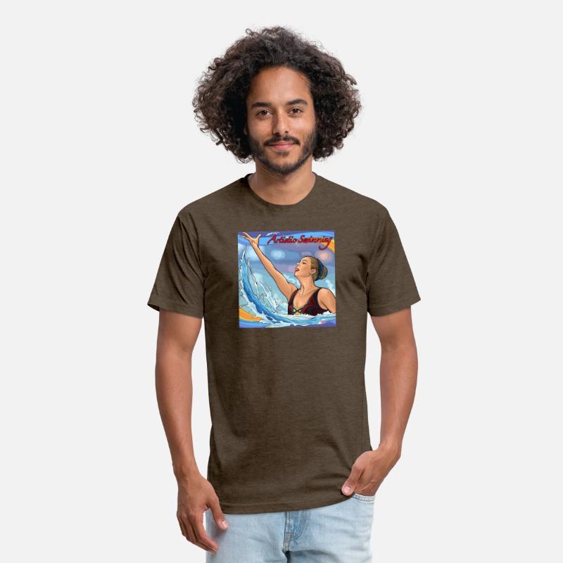 Artistic Synchronized Swimming Illustration