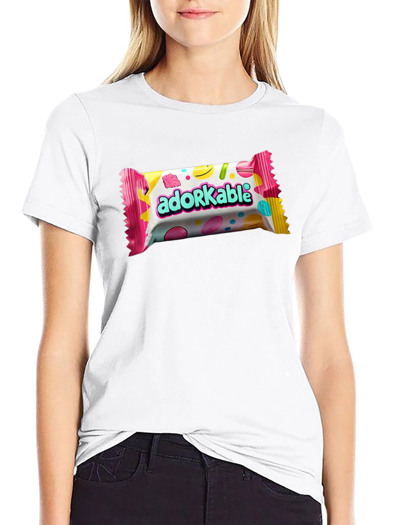 Adorkable Candy T-Shirt - Novelty Graphic Tee