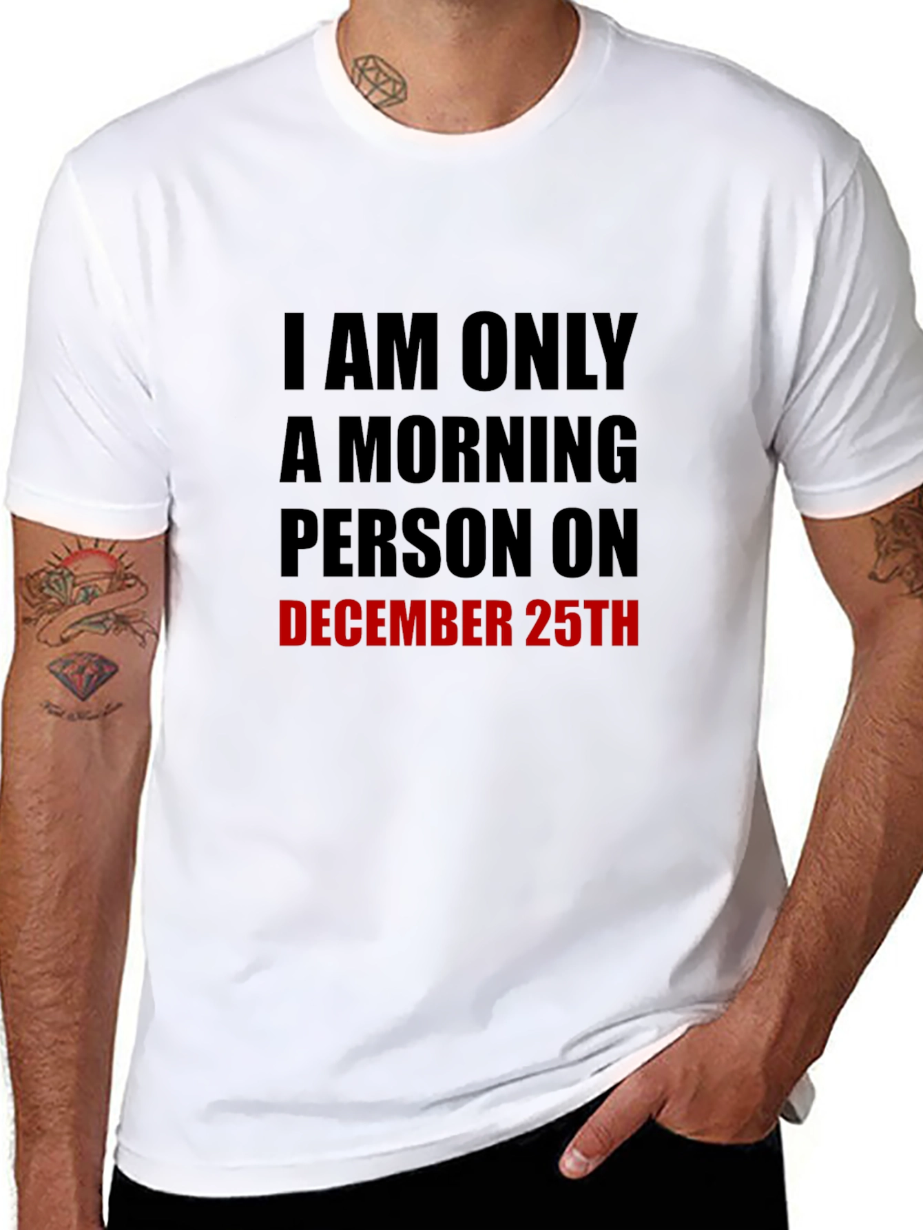 December 25th Morning Person T-Shirt