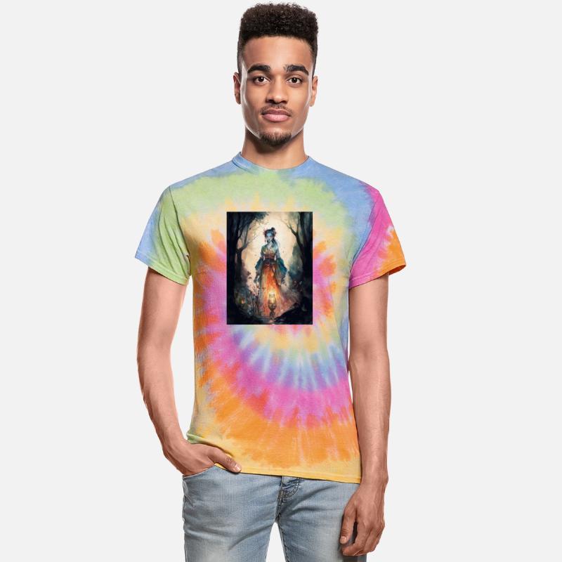 Asian Nature Goddess - Dark Woodland Witchy Forest