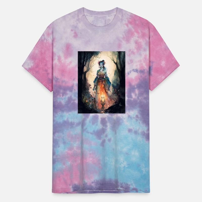 Asian Nature Goddess - Dark Woodland Witchy Forest