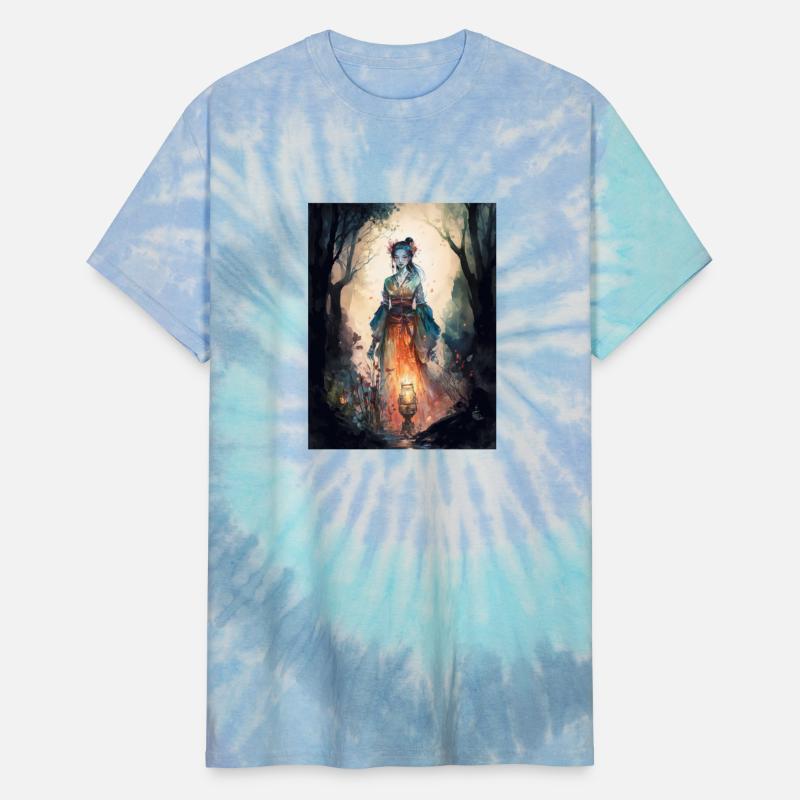 Asian Nature Goddess - Dark Woodland Witchy Forest