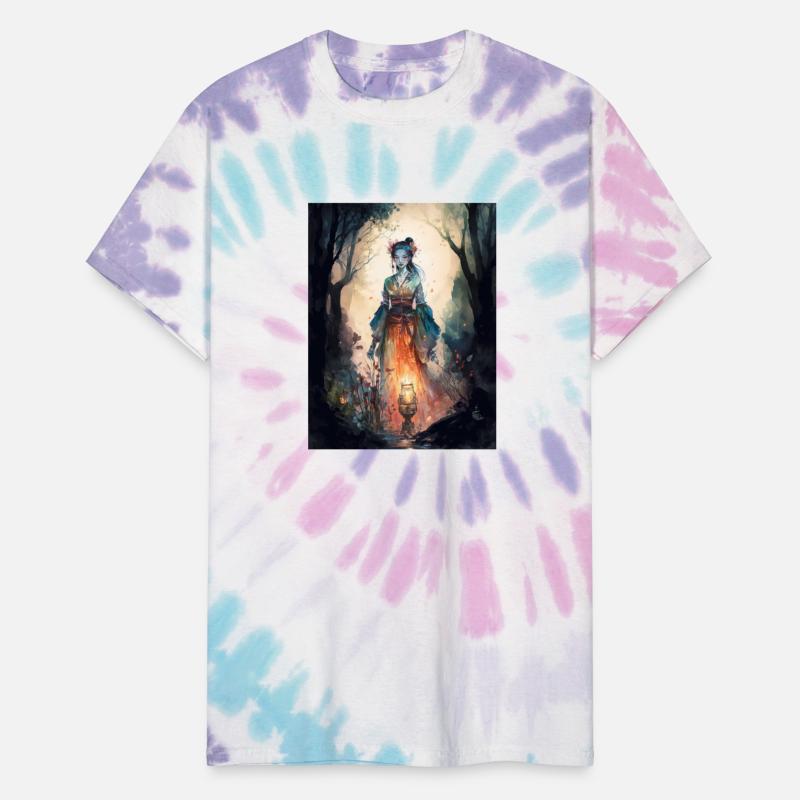 Asian Nature Goddess - Dark Woodland Witchy Forest