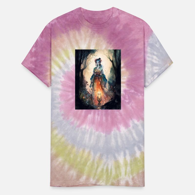 Asian Nature Goddess - Dark Woodland Witchy Forest