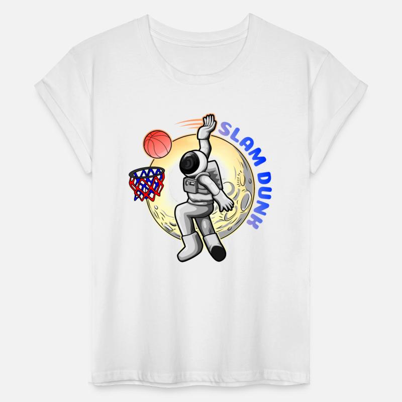 Astronaut Slum Drunk Basketball on the Moon