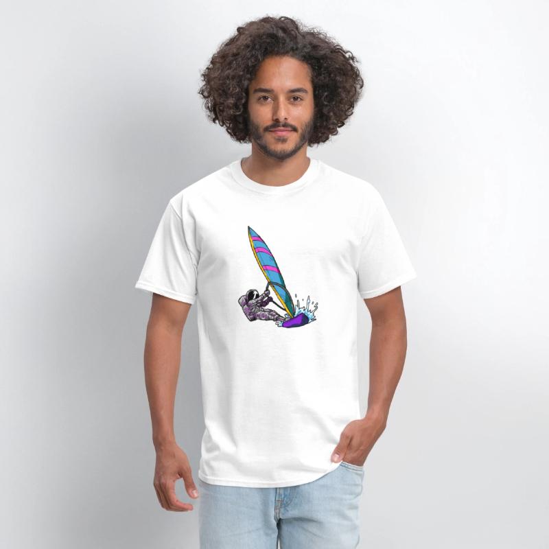 Astronaut Space Surfer Windsurfing Windsurfer
