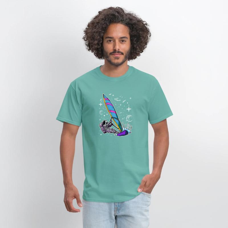 Astronaut Space Surfer Windsurfing Windsurfer