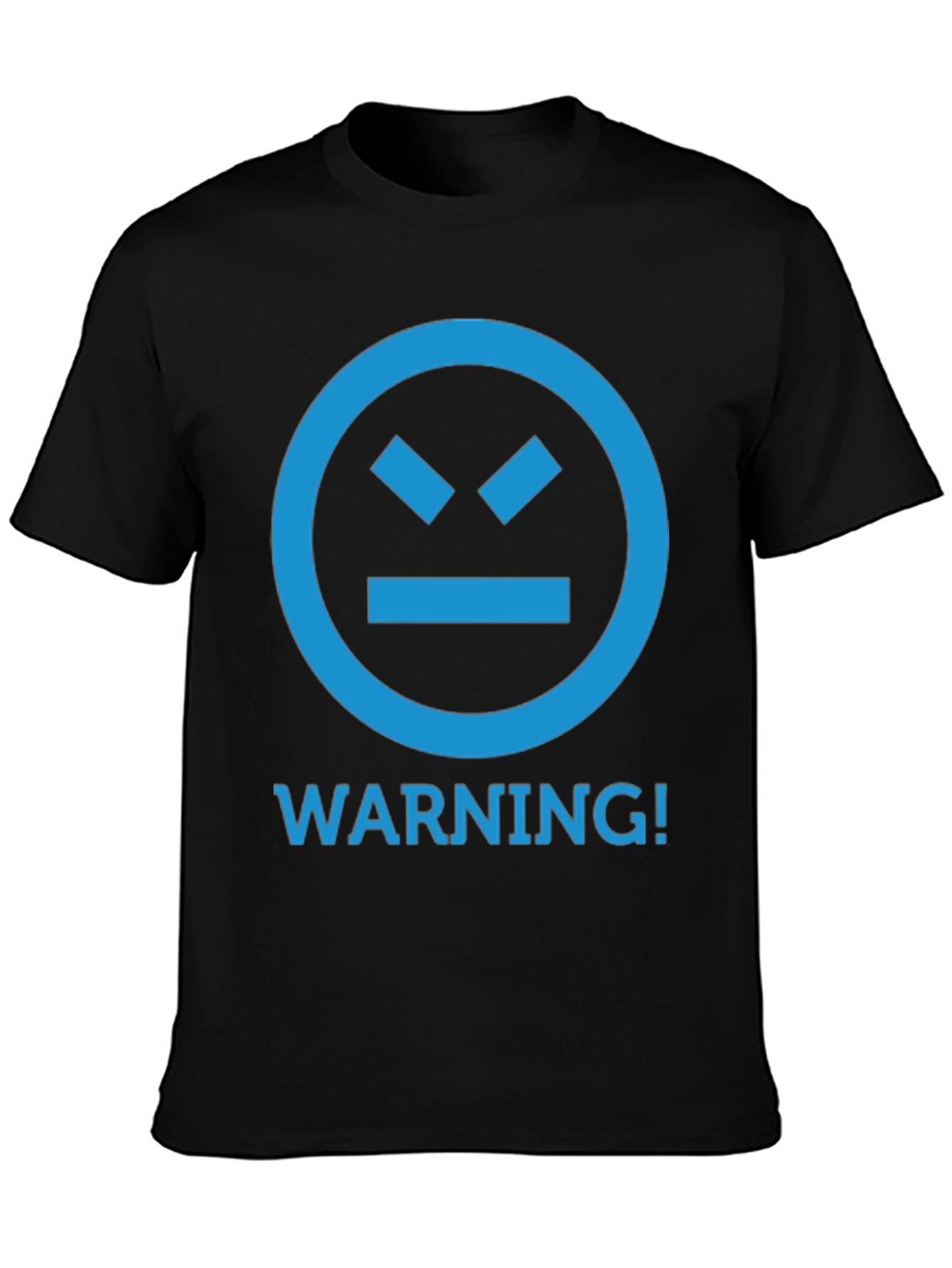 Warning! Graphic Tee - Angry Face T-Shirt