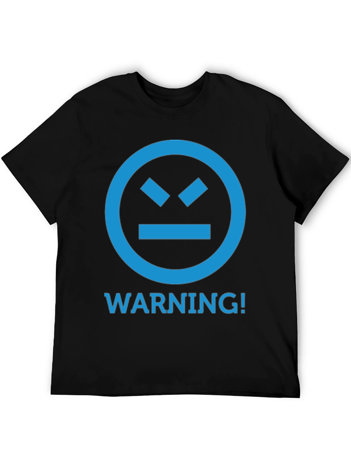 Warning! Graphic Tee - Angry Face T-Shirt