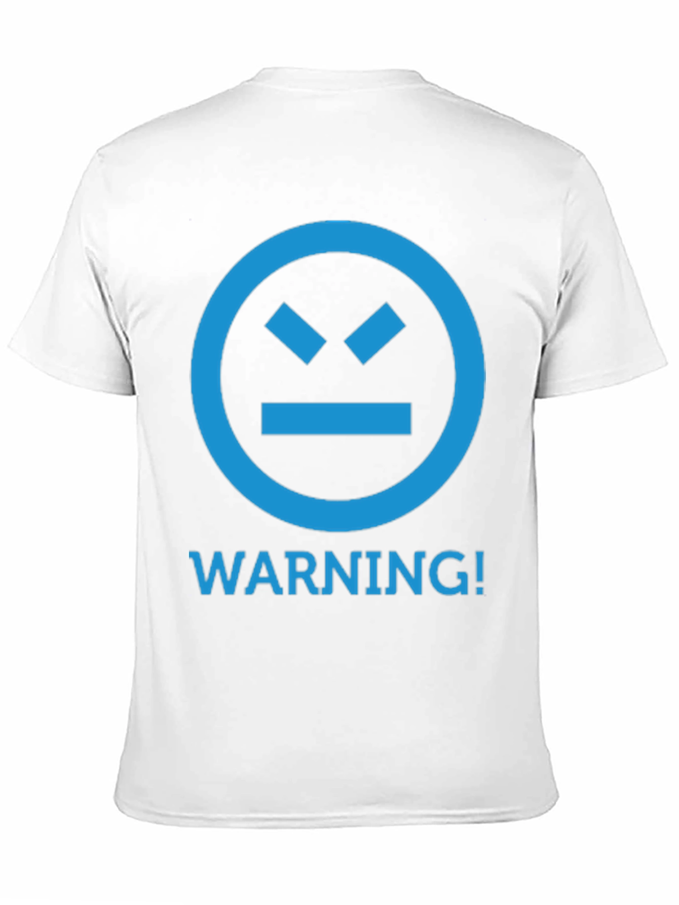 Warning! Graphic Tee - Angry Face T-Shirt