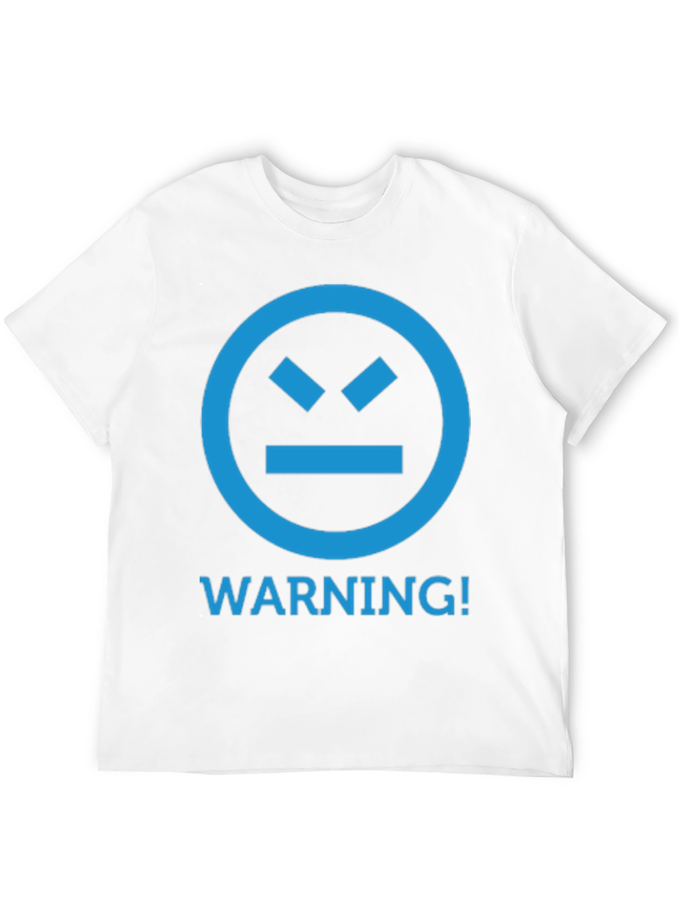 Warning! Graphic Tee - Angry Face T-Shirt