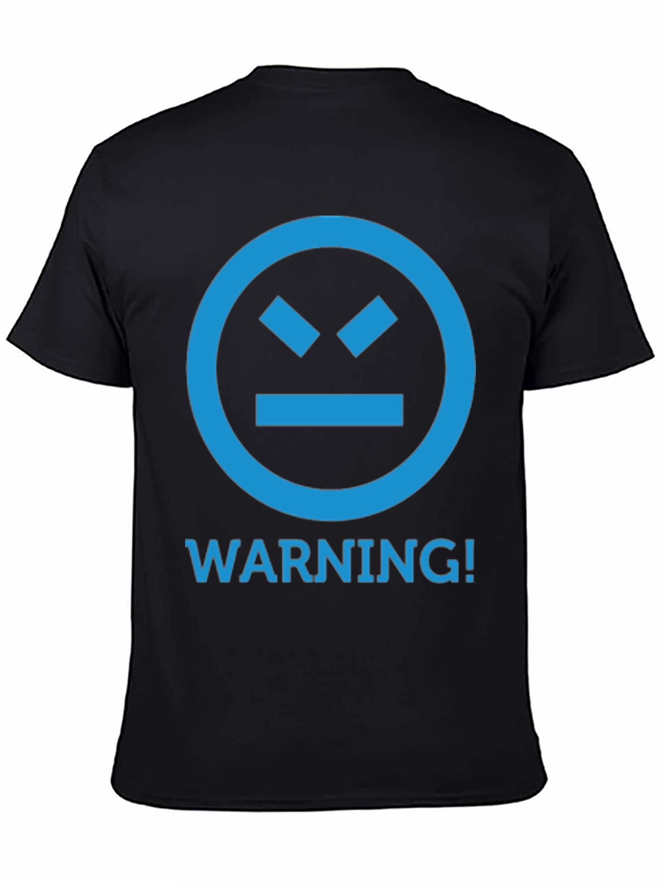Warning! Graphic Tee - Angry Face T-Shirt