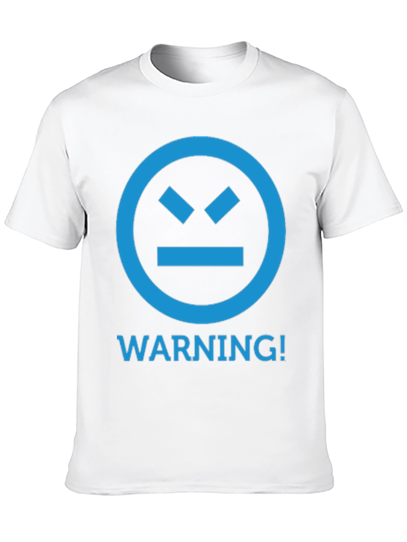 Warning! Graphic Tee - Angry Face T-Shirt