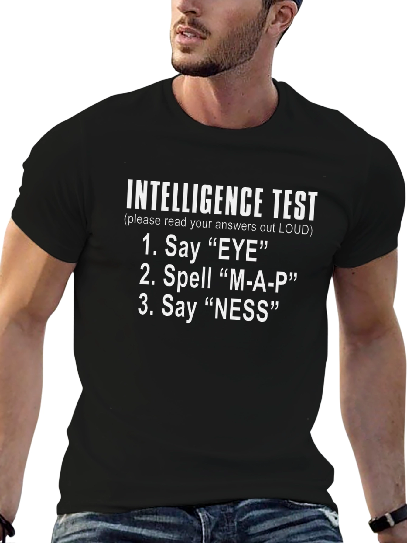 Intelligence Test T-Shirt - Funny Joke Tee
