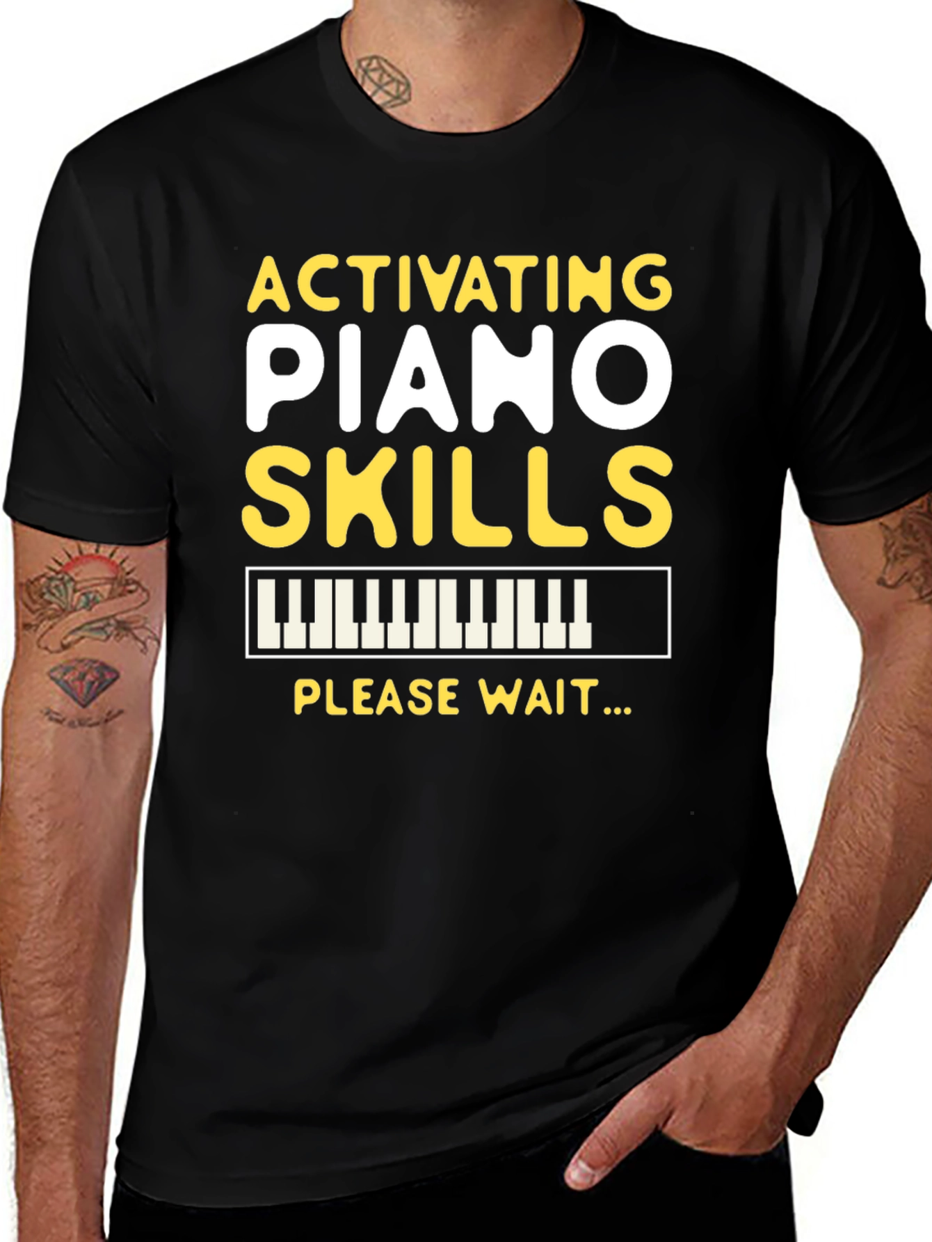 Activating Piano Skills Graphic T-Shirt