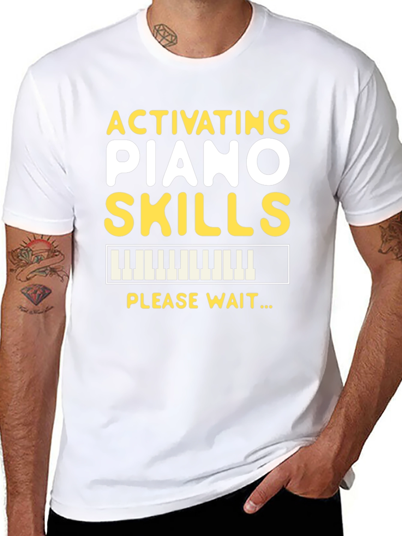 Activating Piano Skills Graphic T-Shirt
