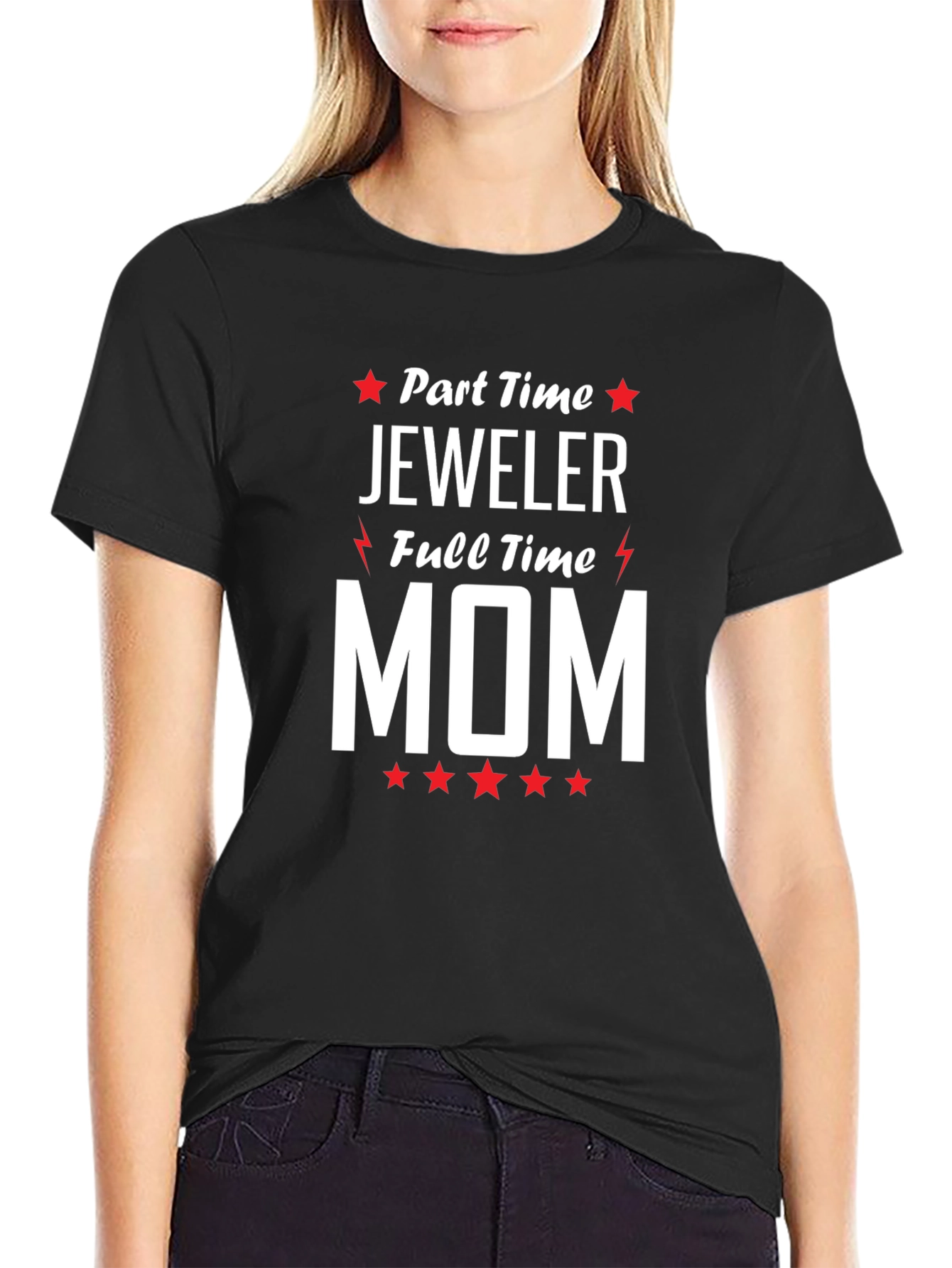 Part-Time Jeweler Full-Time Mom Graphic T-Shirt
