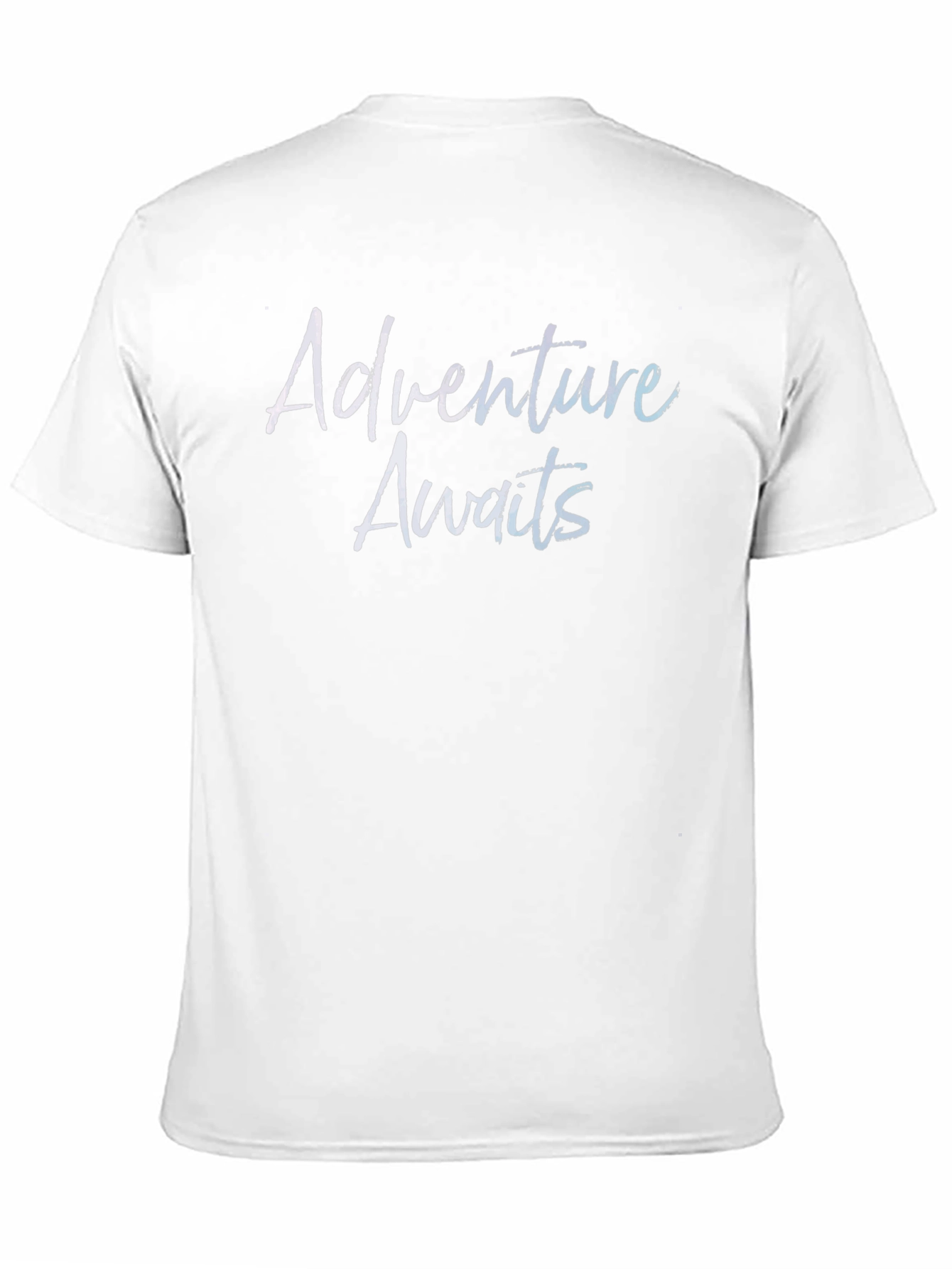 Adventure Awaits Graphic T-Shirt - Casual Black Tee