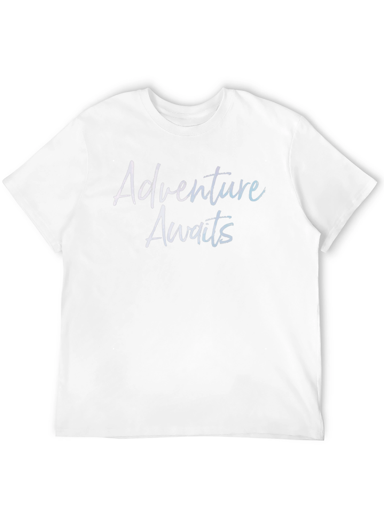 Adventure Awaits Graphic T-Shirt - Casual Black Tee
