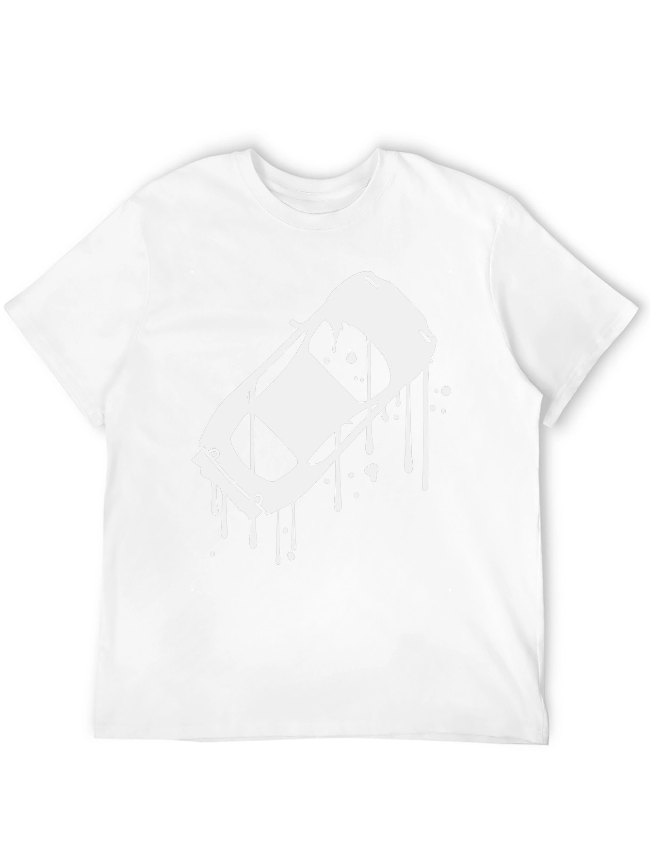 Black T-Shirt with Car Graphic Tee
