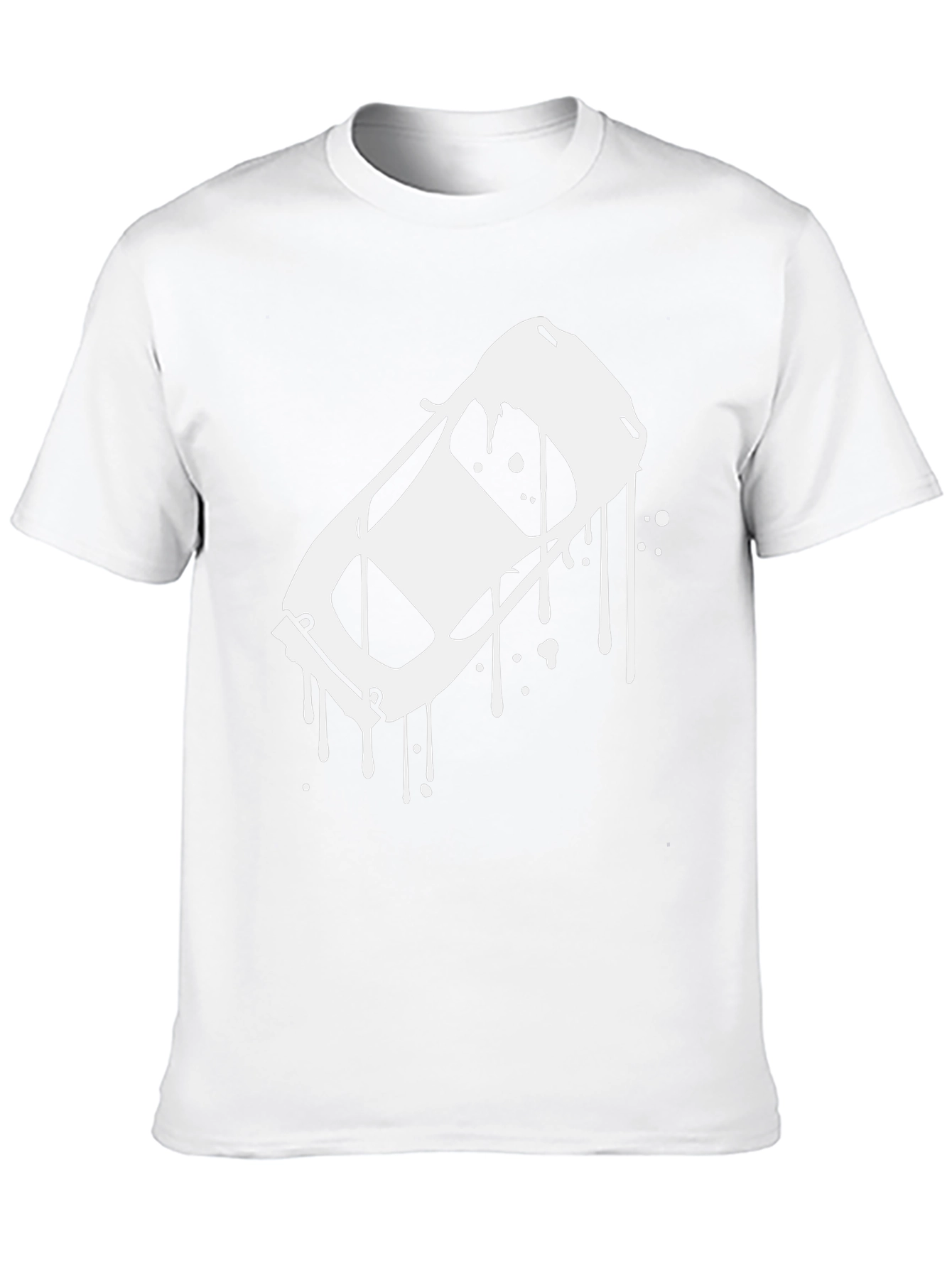 Black T-Shirt with Car Graphic Tee