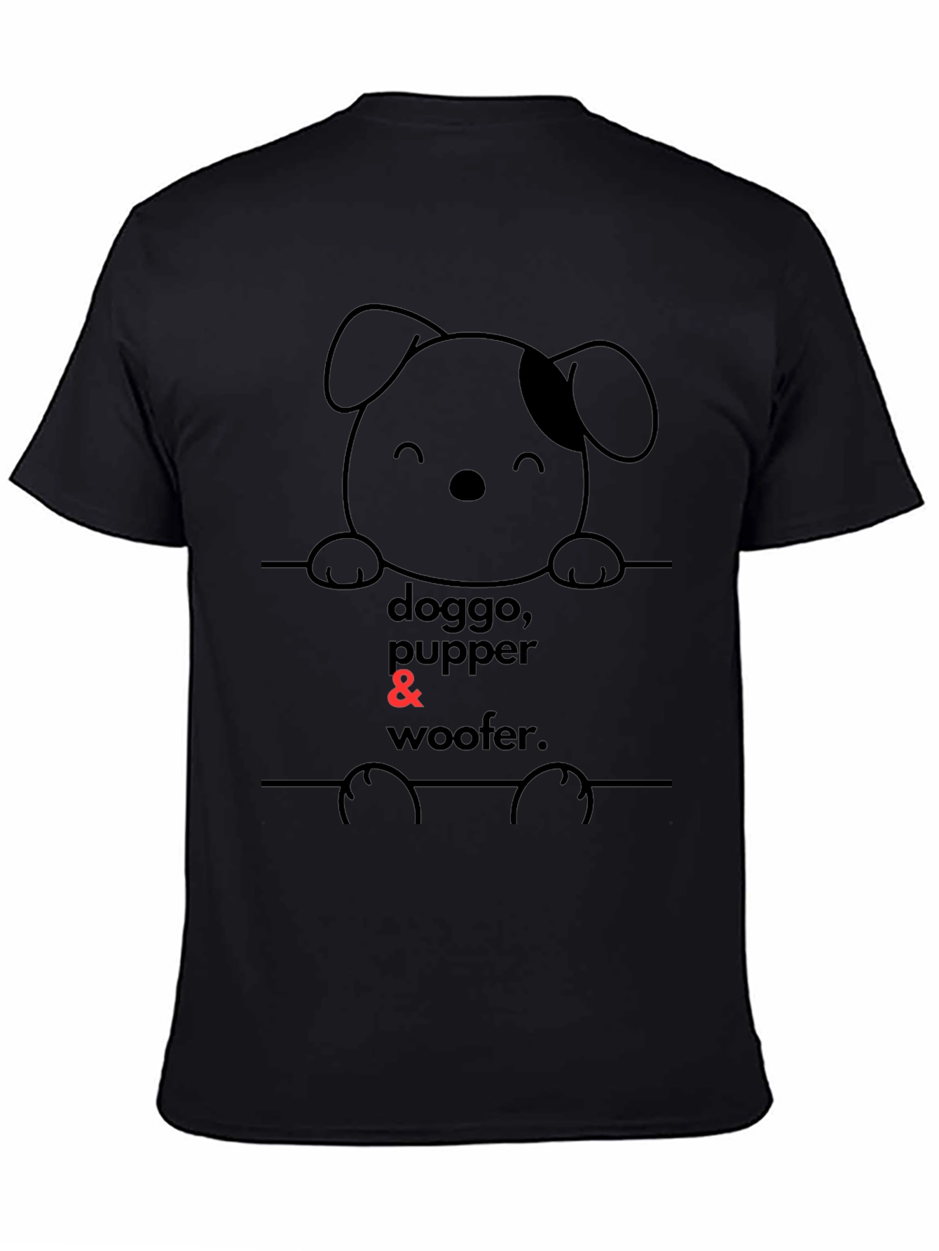 Doggo Pupper & Woofer T-Shirt - Cute Dog Design