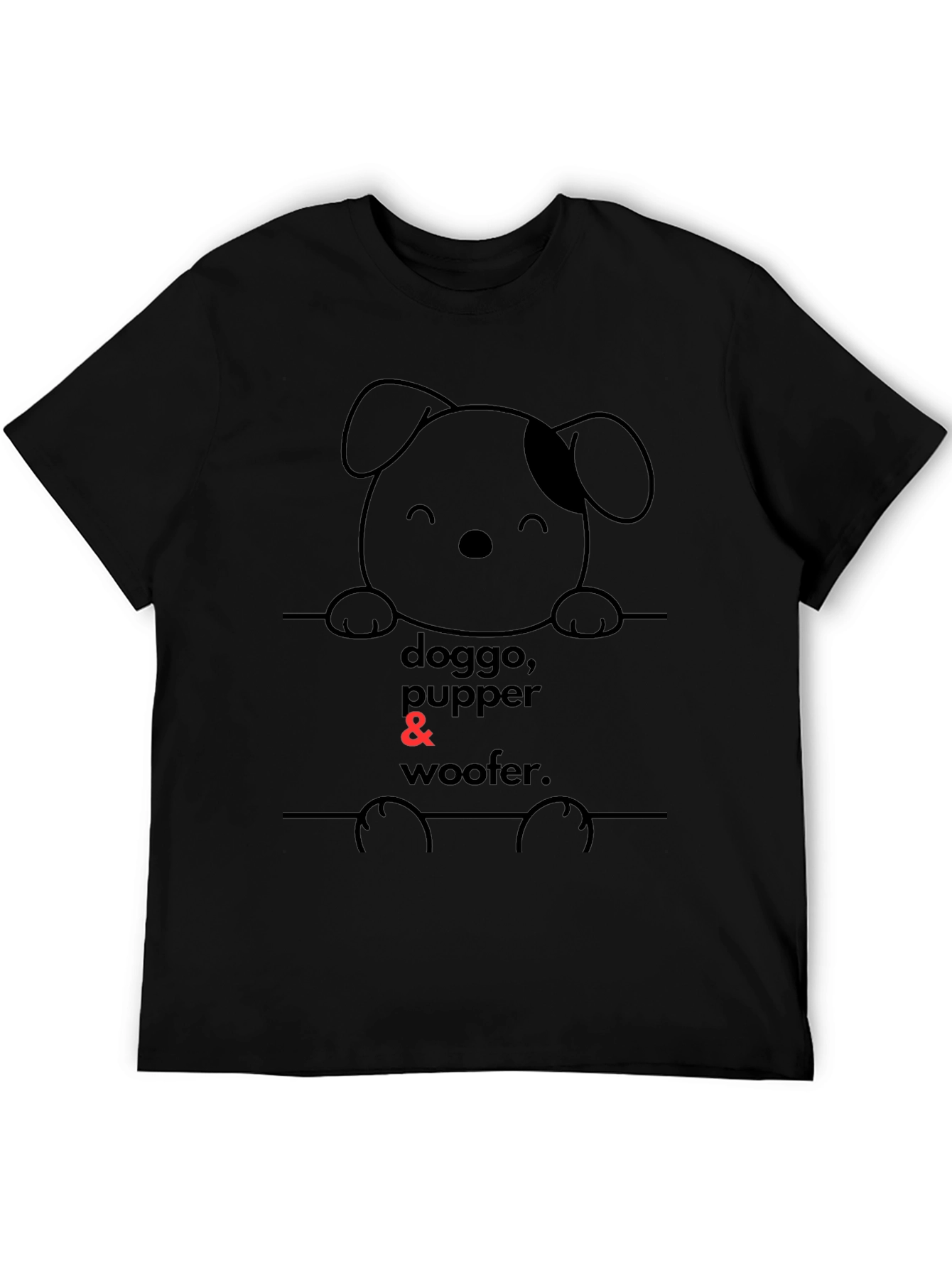 Doggo Pupper & Woofer T-Shirt - Cute Dog Design