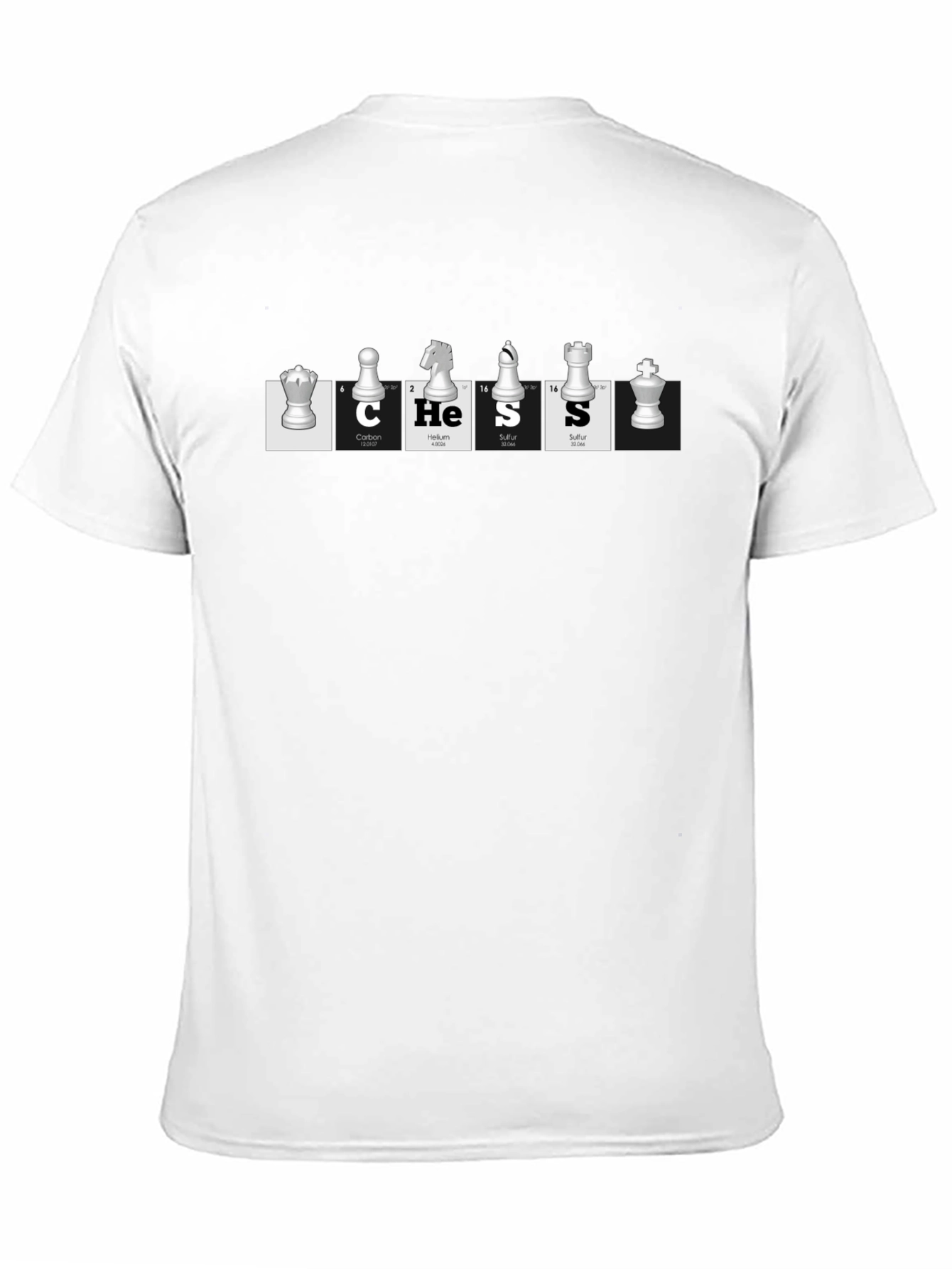 Chess Elements Black T-Shirt