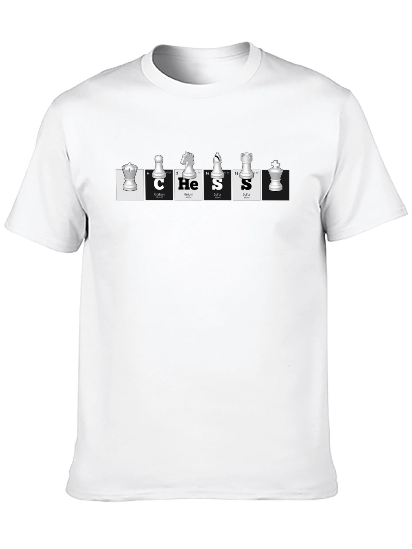 Chess Elements Black T-Shirt