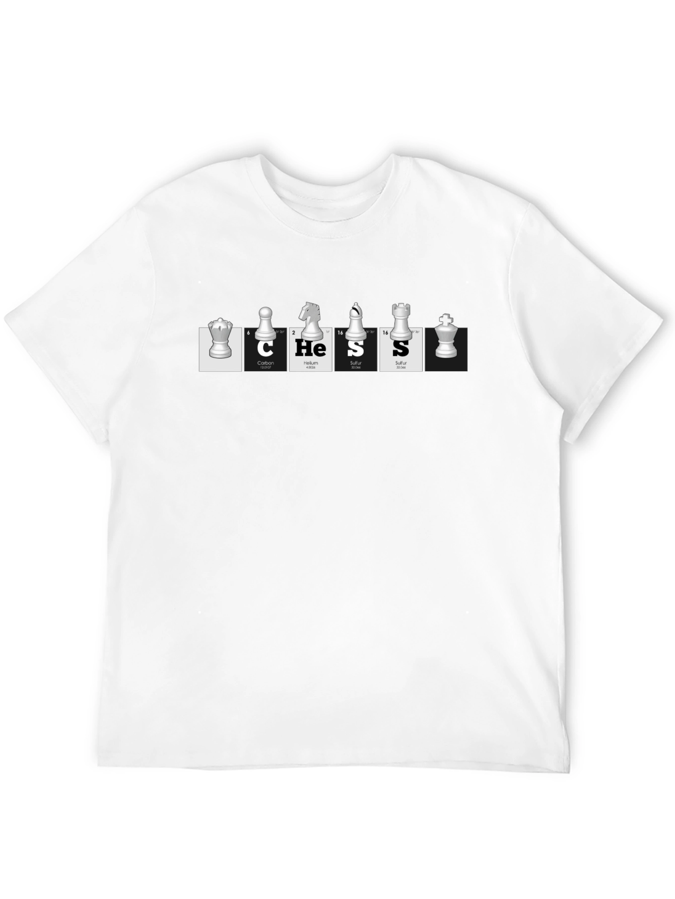 Chess Elements Black T-Shirt