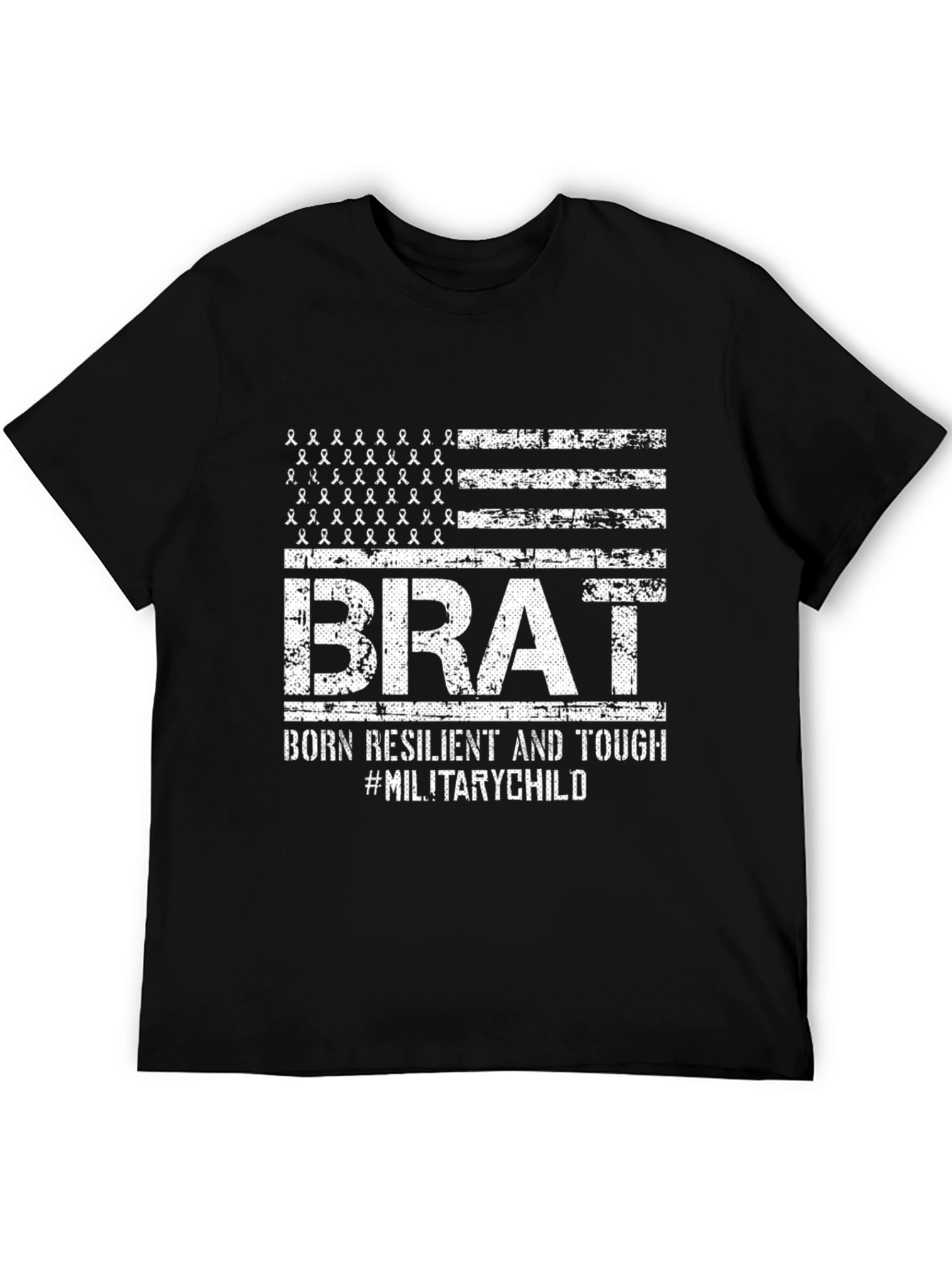 Military Brat T-Shirt - Born Resilient & Tough