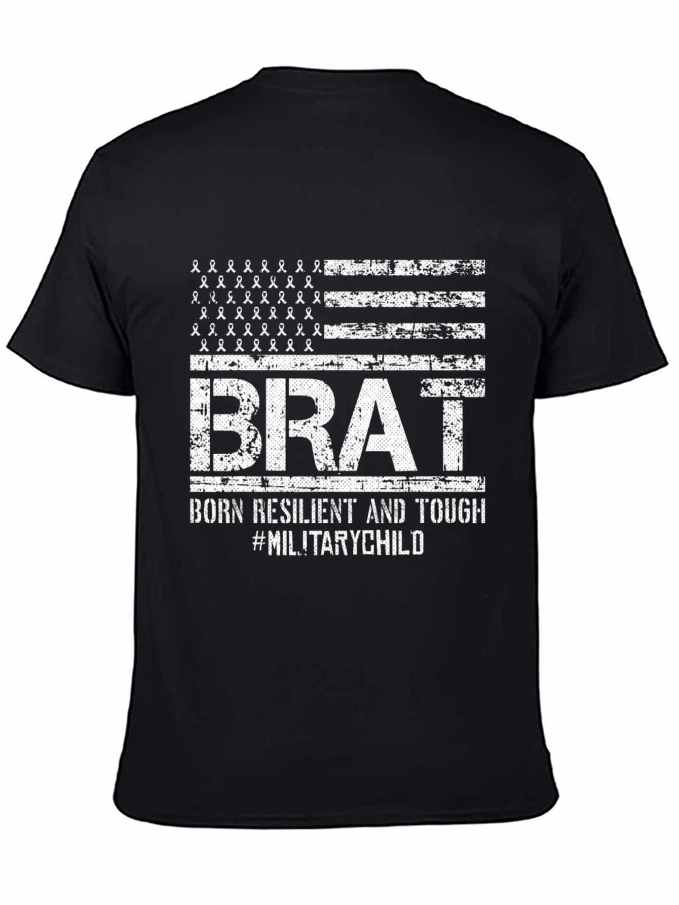 Military Brat T-Shirt - Born Resilient & Tough