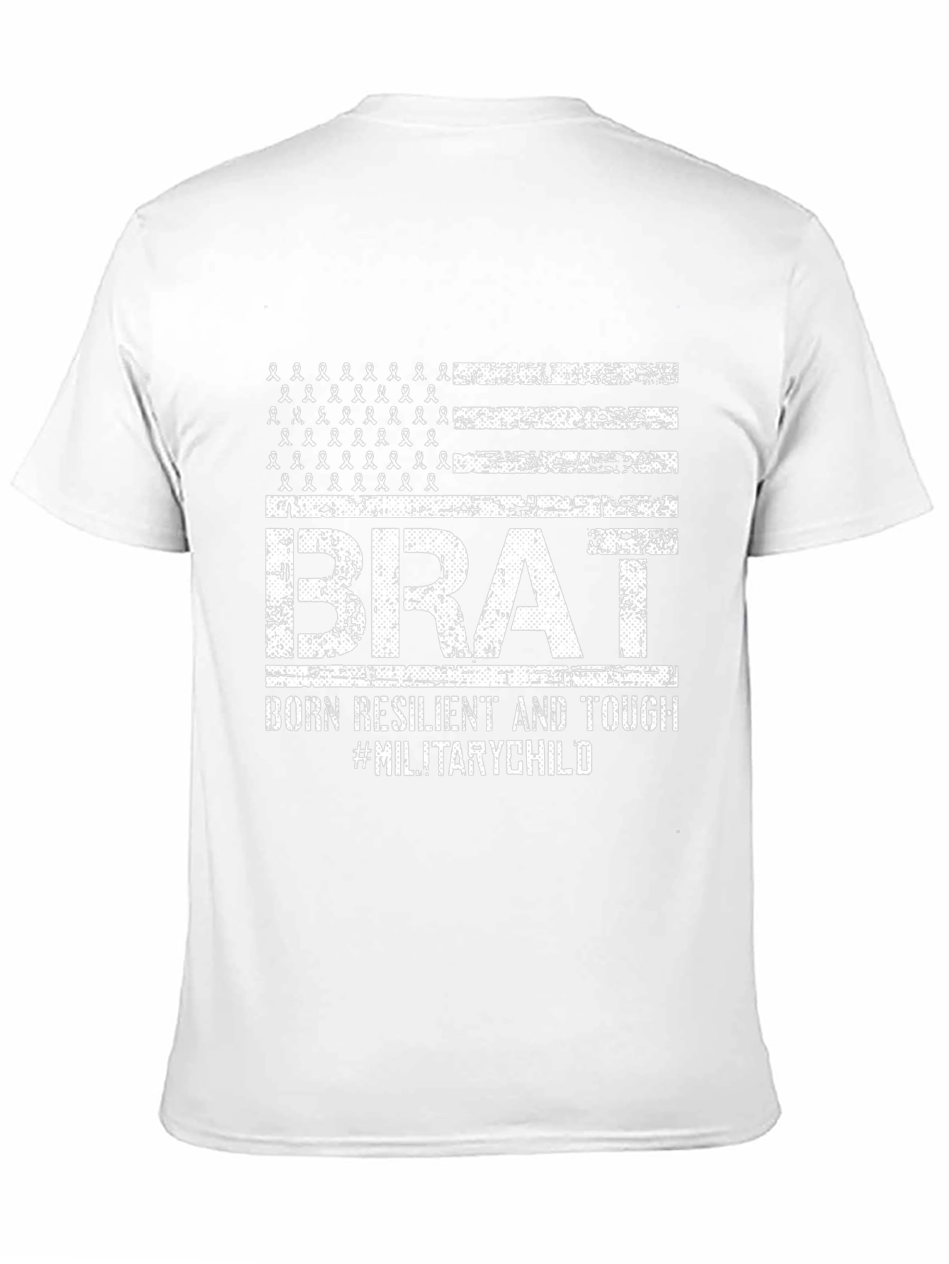Military Brat T-Shirt - Born Resilient & Tough