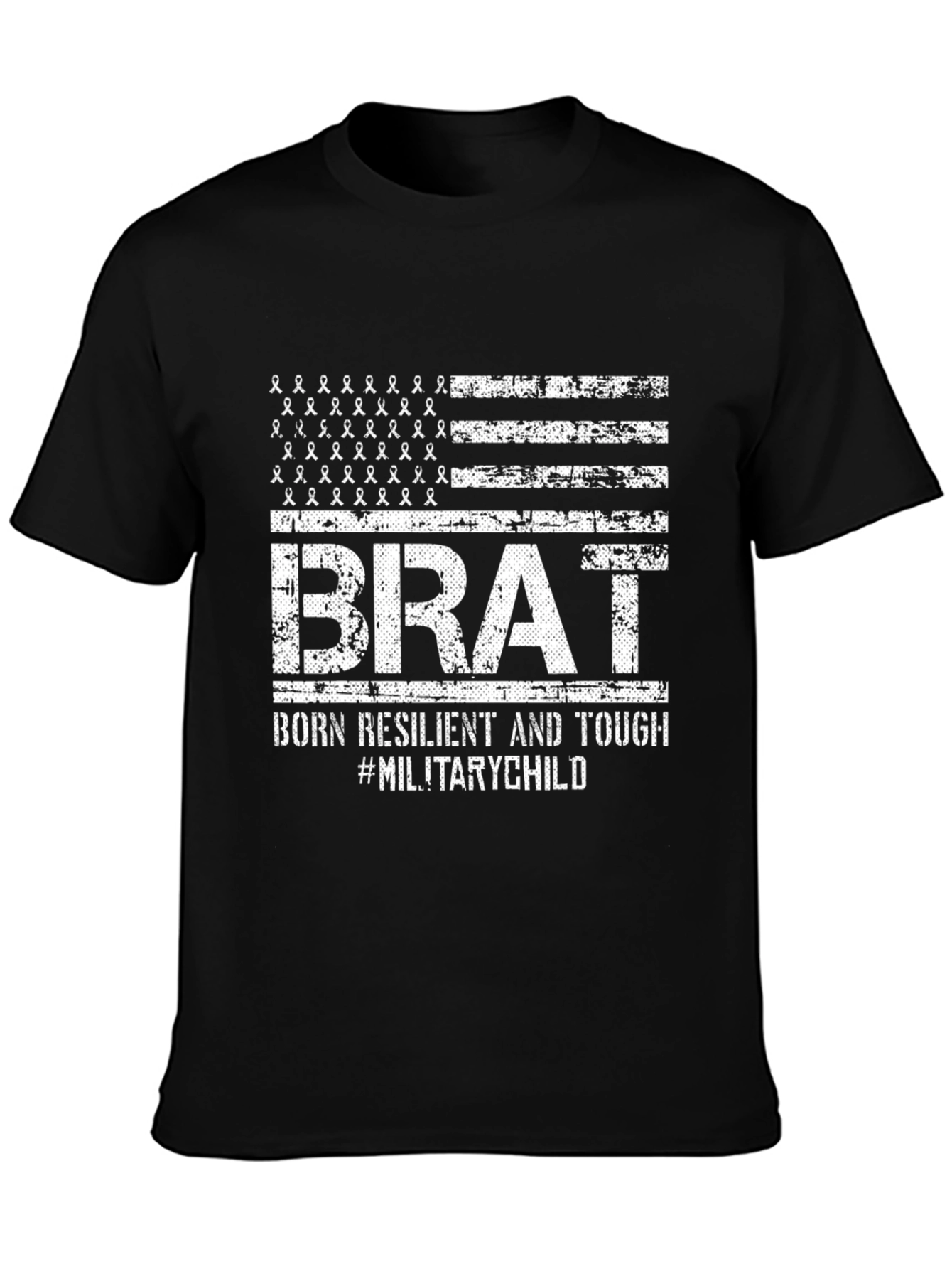 Military Brat T-Shirt - Born Resilient & Tough