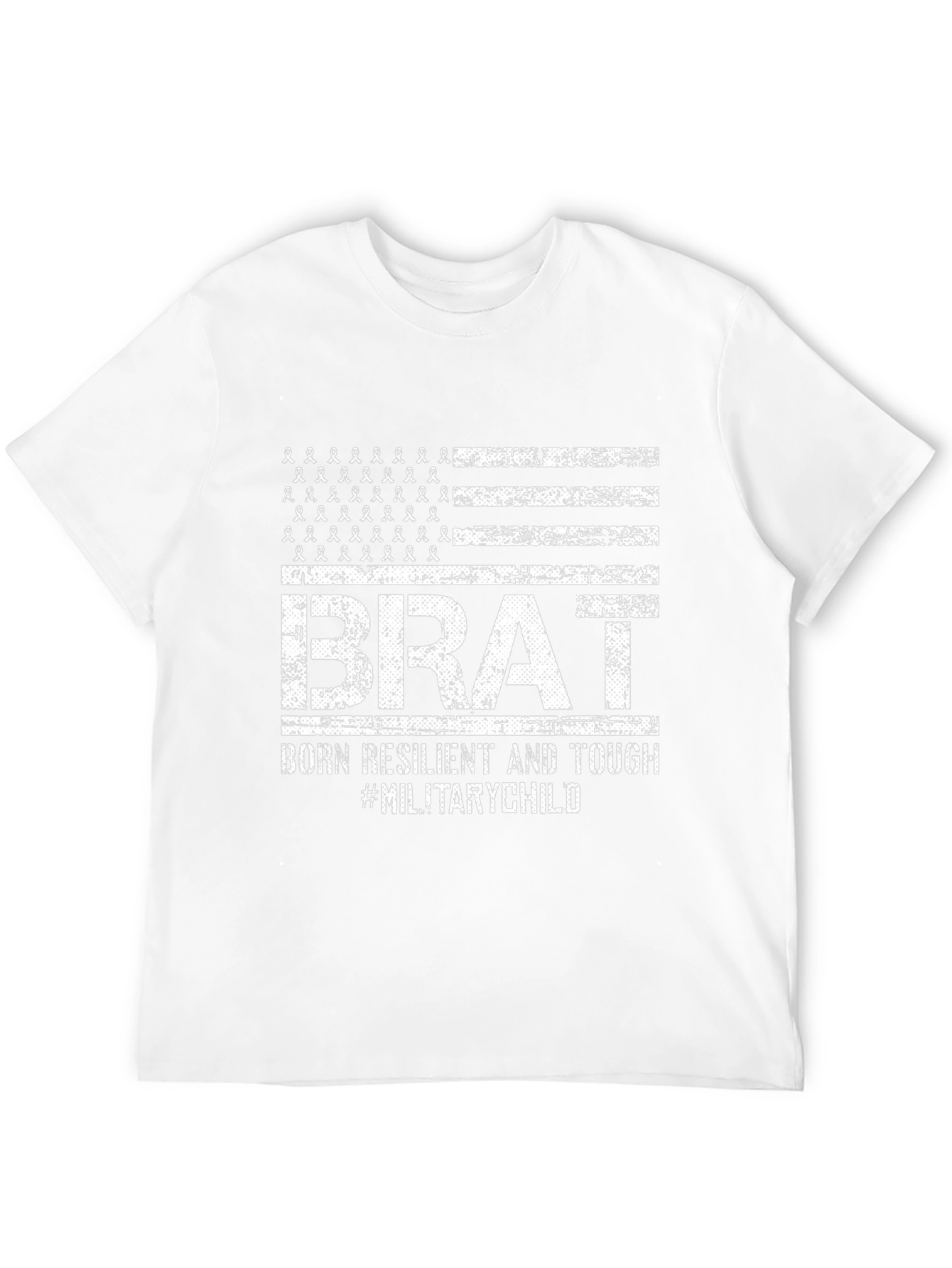 Military Brat T-Shirt - Born Resilient & Tough