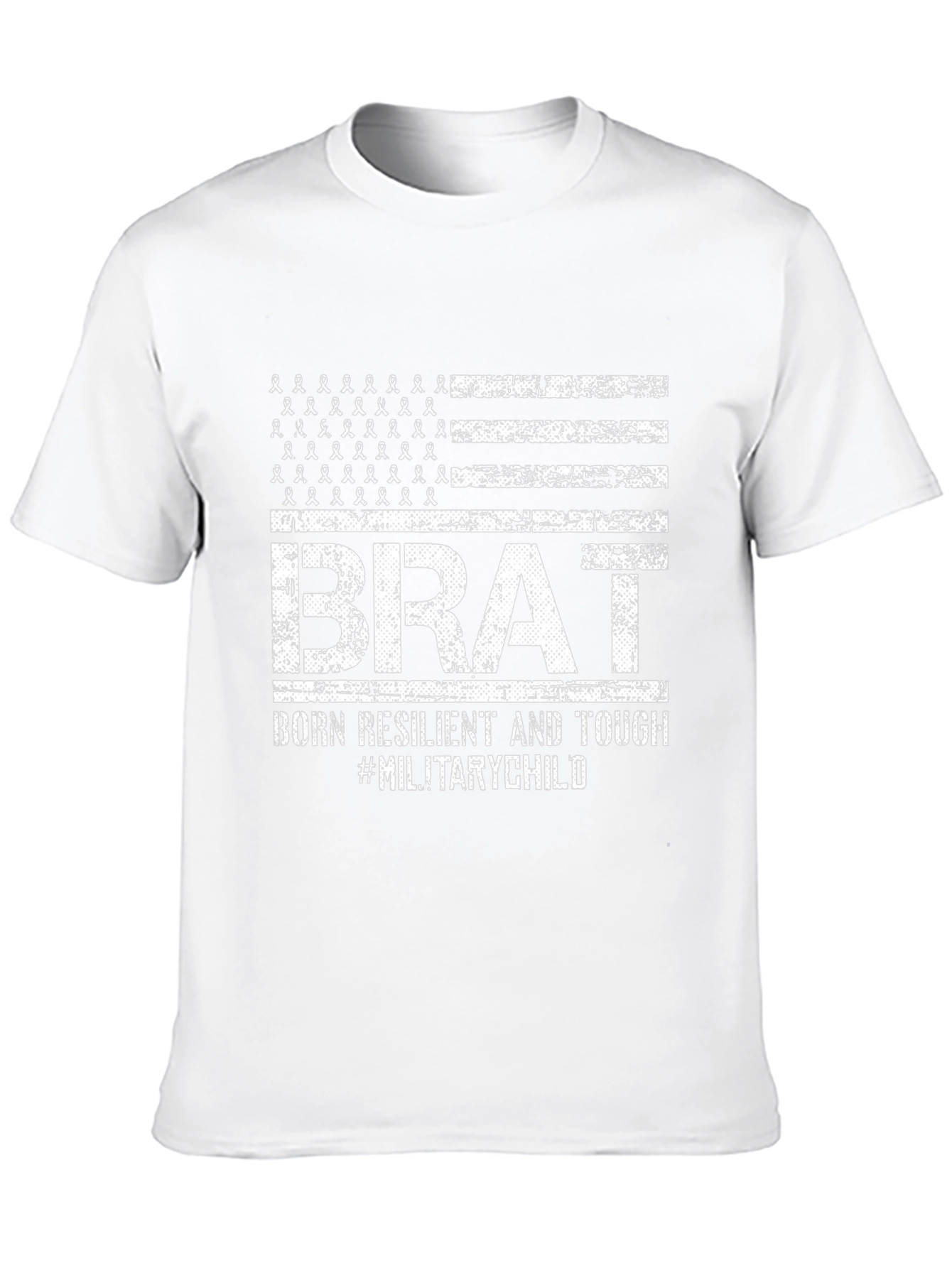 Military Brat T-Shirt - Born Resilient & Tough