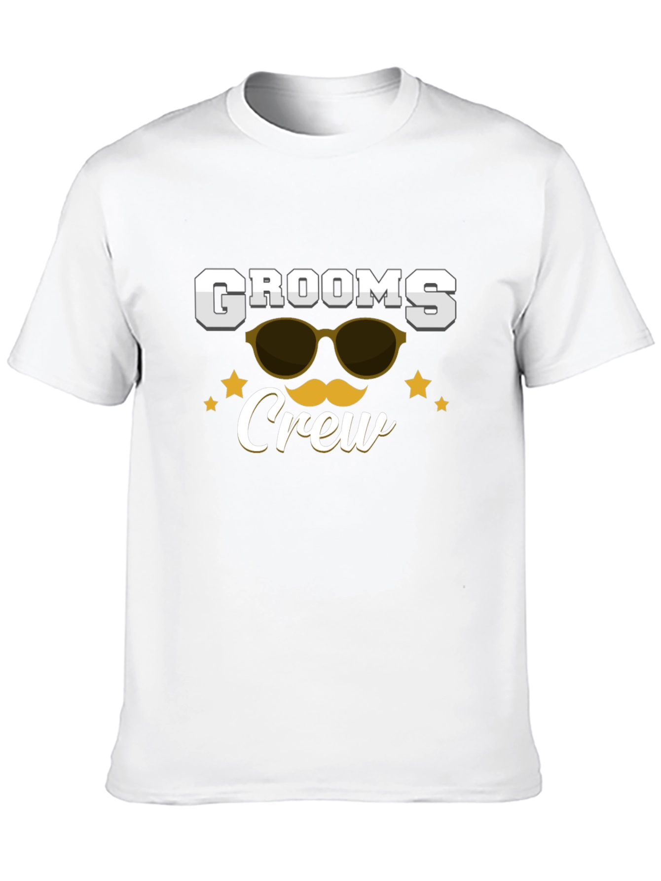 Grooms Crew Graphic T-Shirt - Wedding Party Apparel