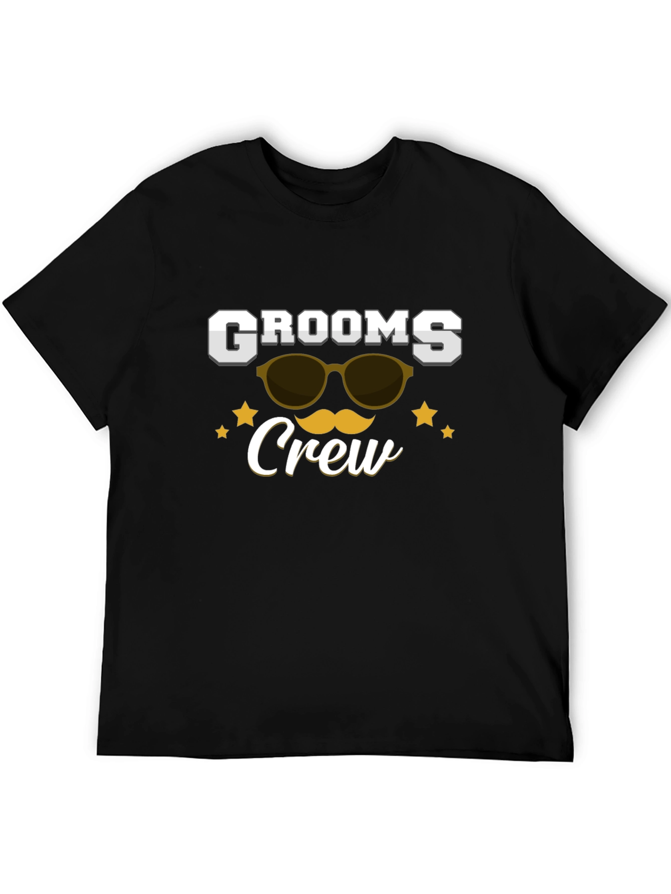 Grooms Crew Graphic T-Shirt - Wedding Party Apparel