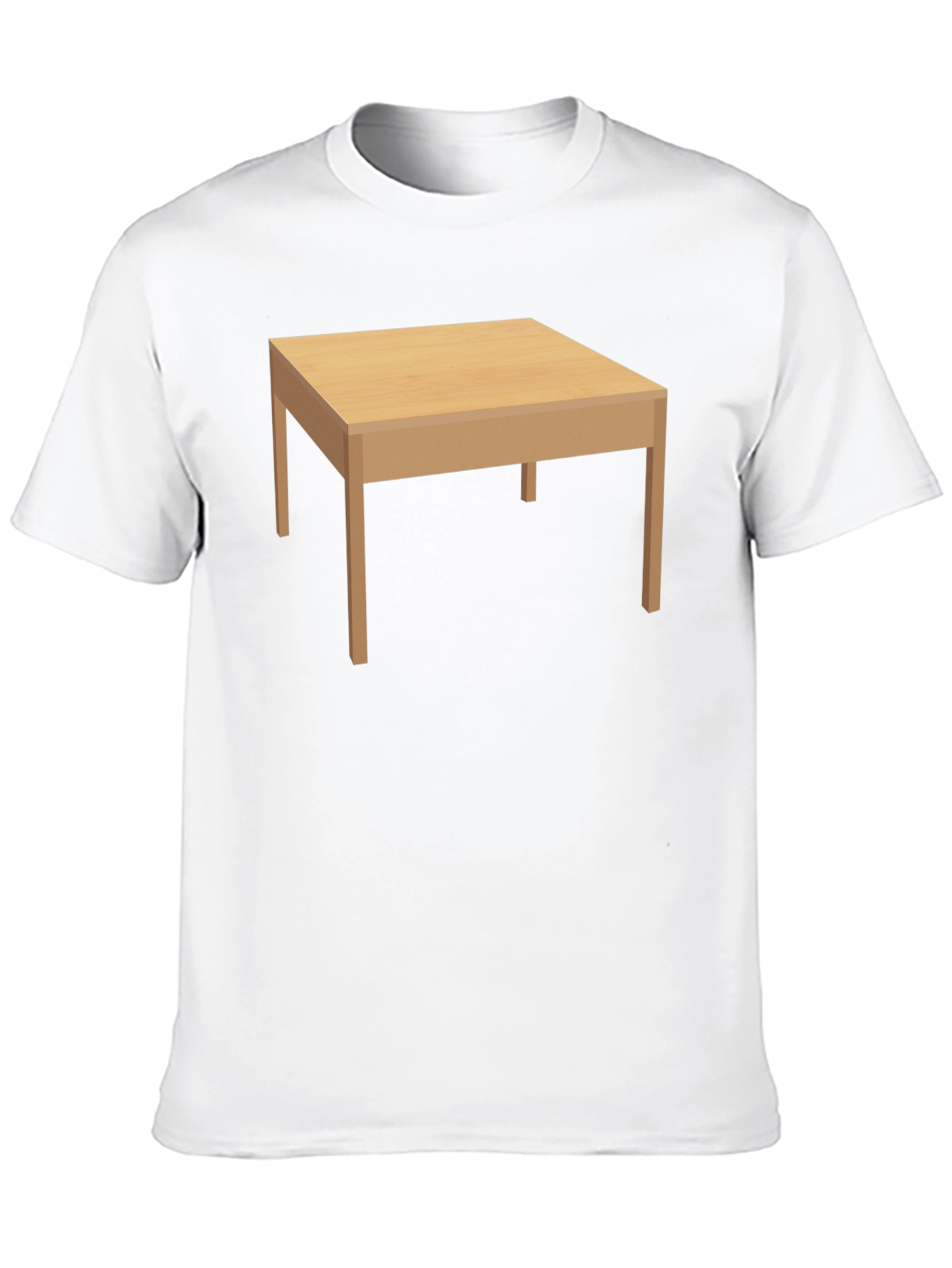 Table Graphic Mens Black T-Shirt