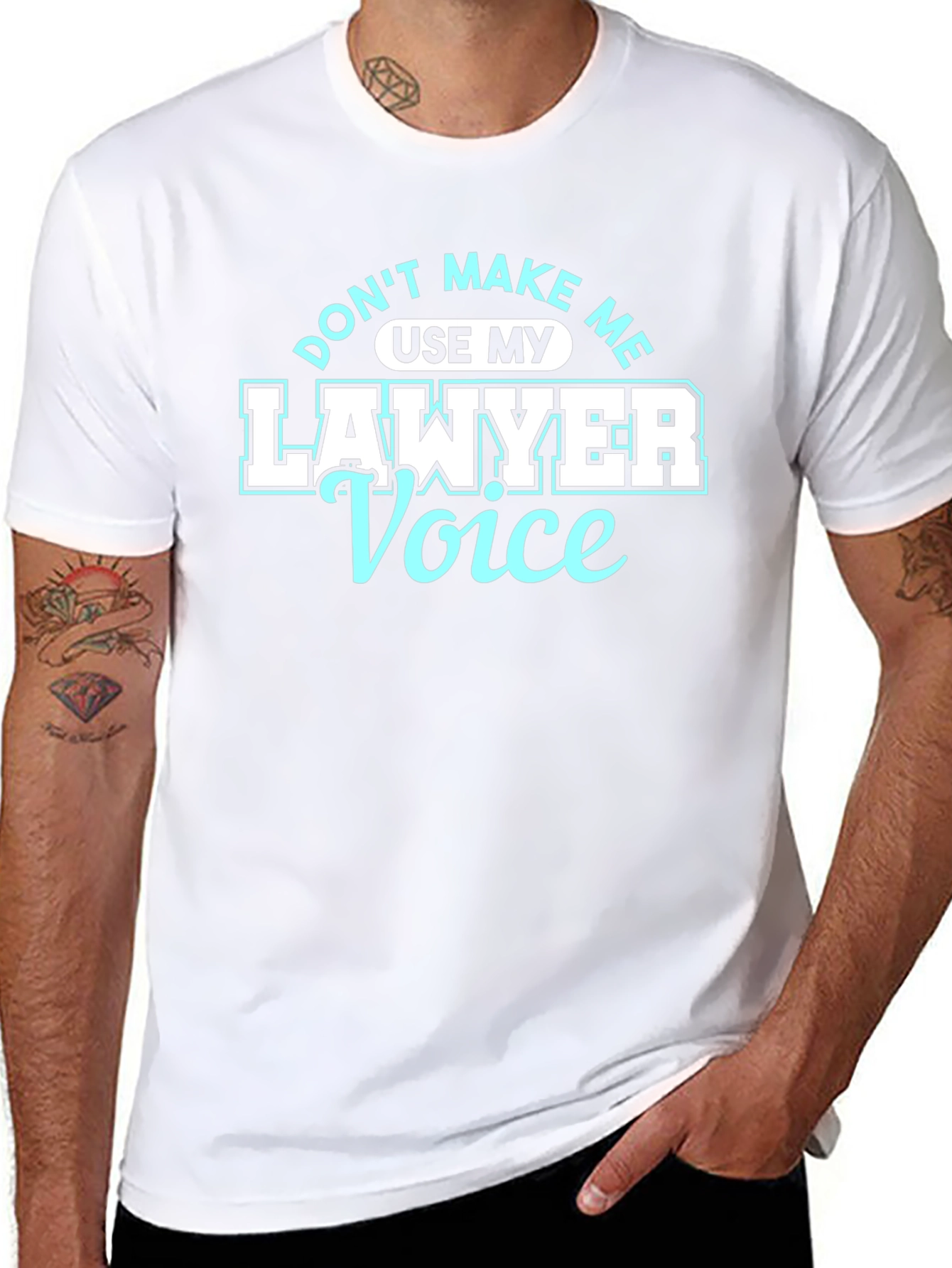 Lawyer Voice T-Shirt Funny Attorney Gift