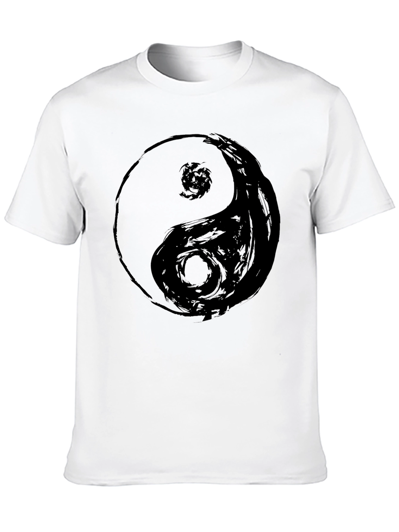 Yin Yang Graphic Tee - Black Comfort Fit