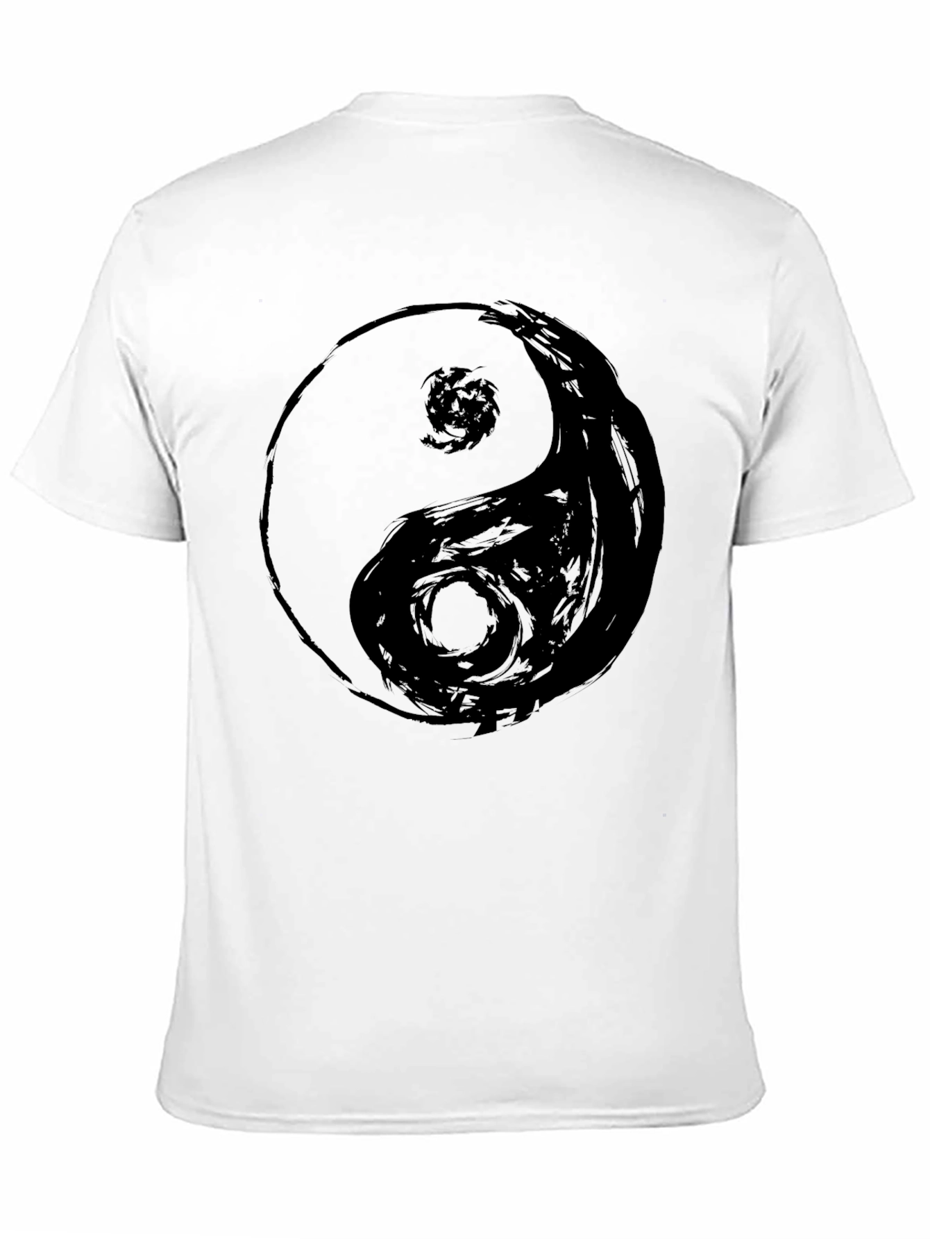 Yin Yang Graphic Tee - Black Comfort Fit