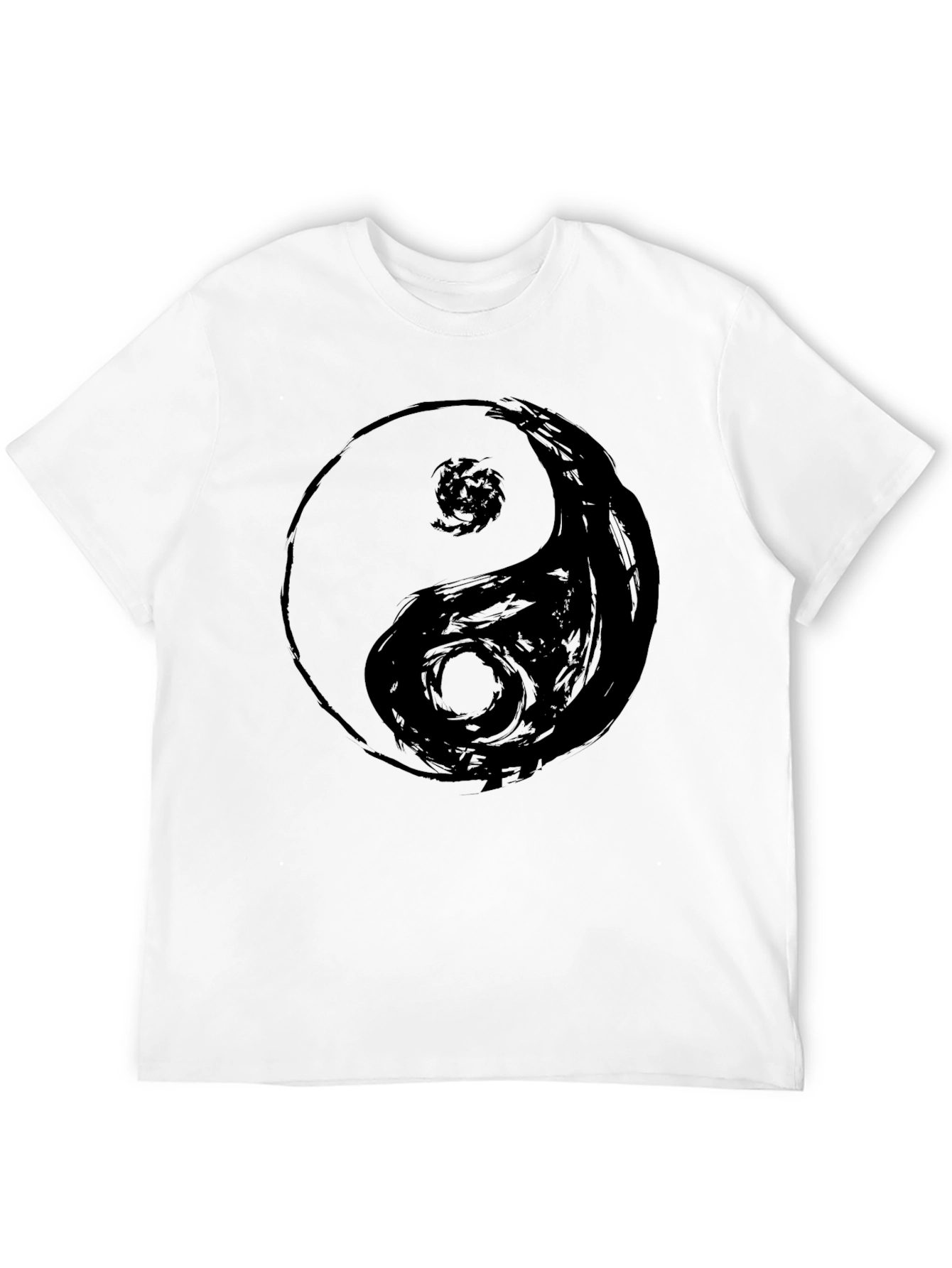 Yin Yang Graphic Tee - Black Comfort Fit
