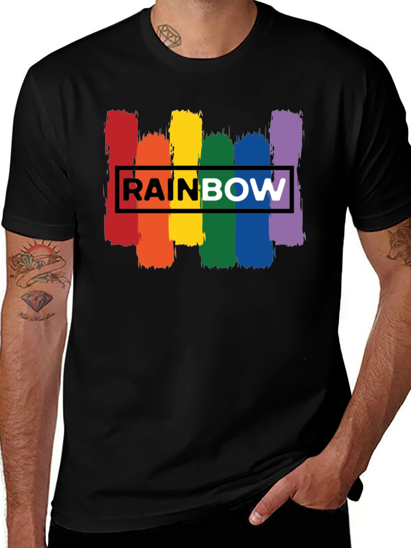 Rainbow Stripes T-Shirt - Pride Celebration Tee