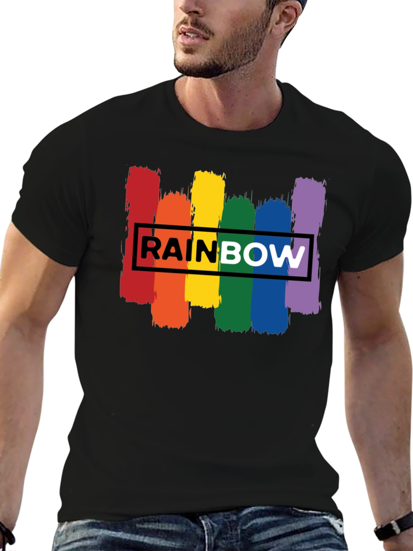 Rainbow Stripes T-Shirt - Pride Celebration Tee