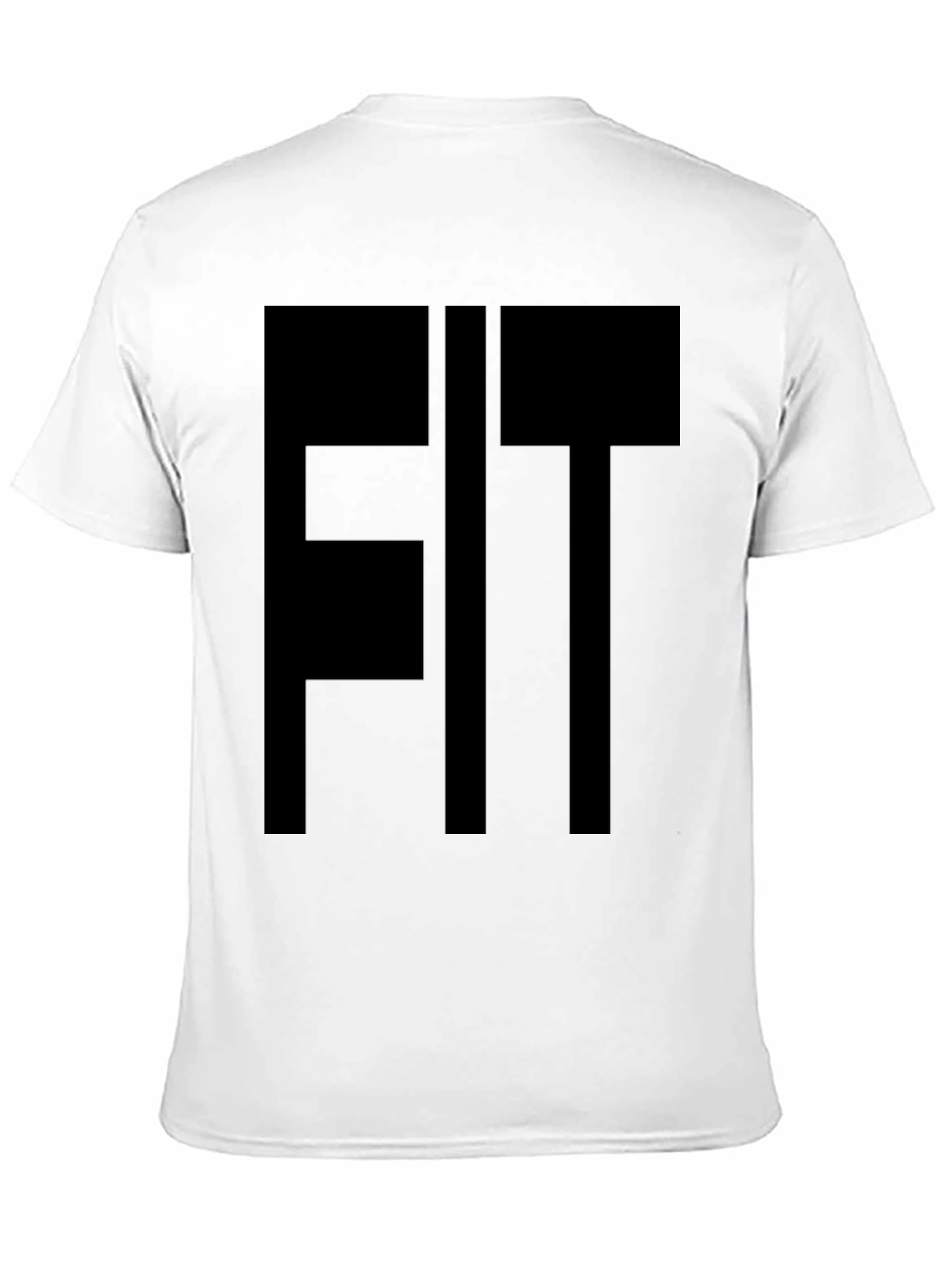 FIT Graphic Tee - Black Cotton Blend