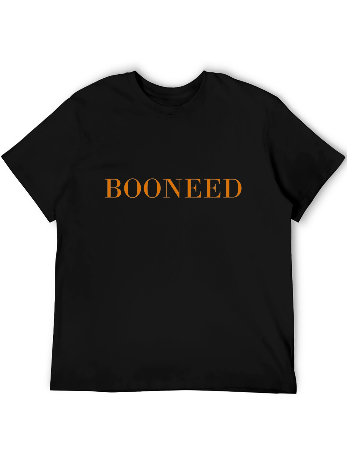 BOONEED Graphic Tee - Black Cotton T-Shirt