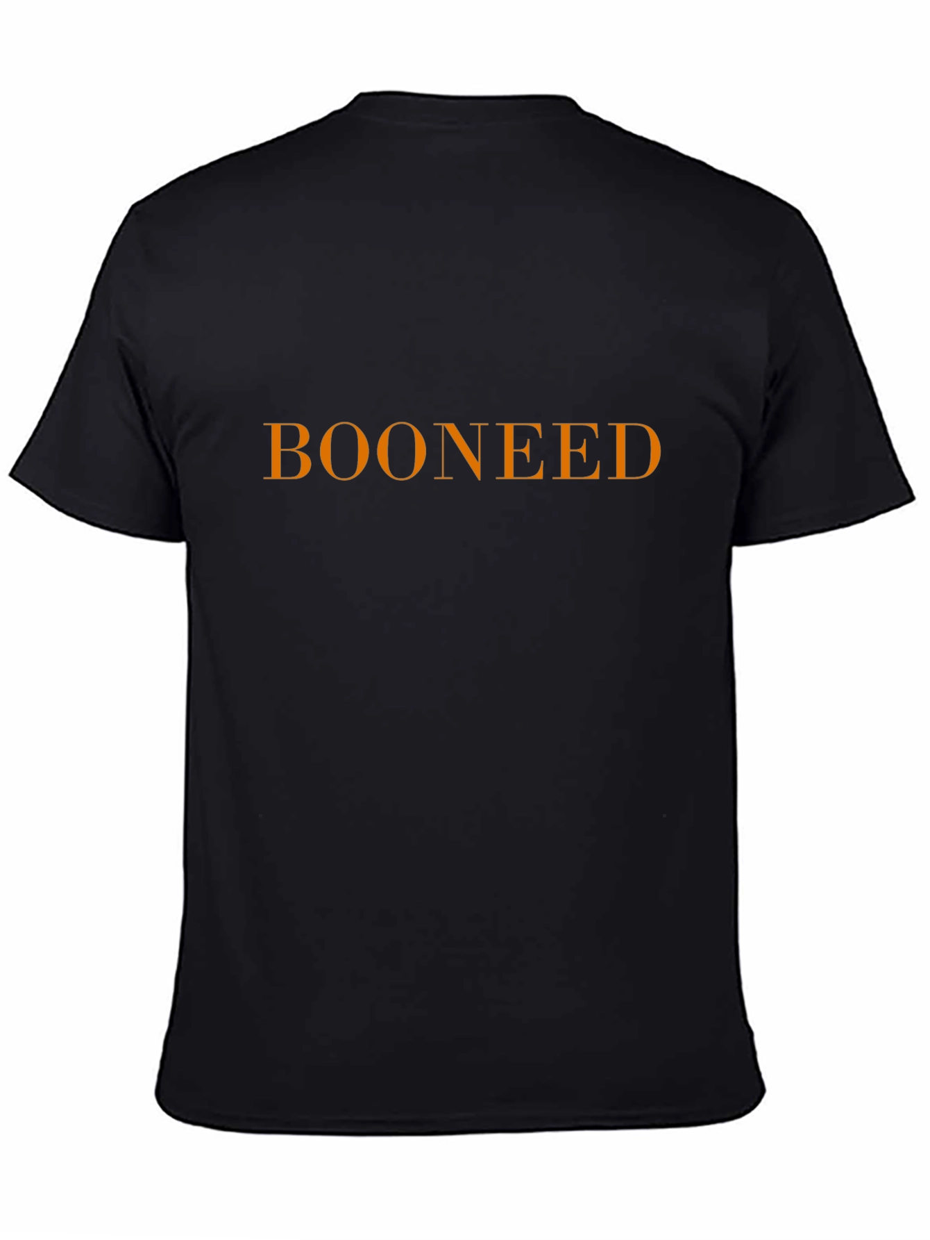 BOONEED Graphic Tee - Black Cotton T-Shirt