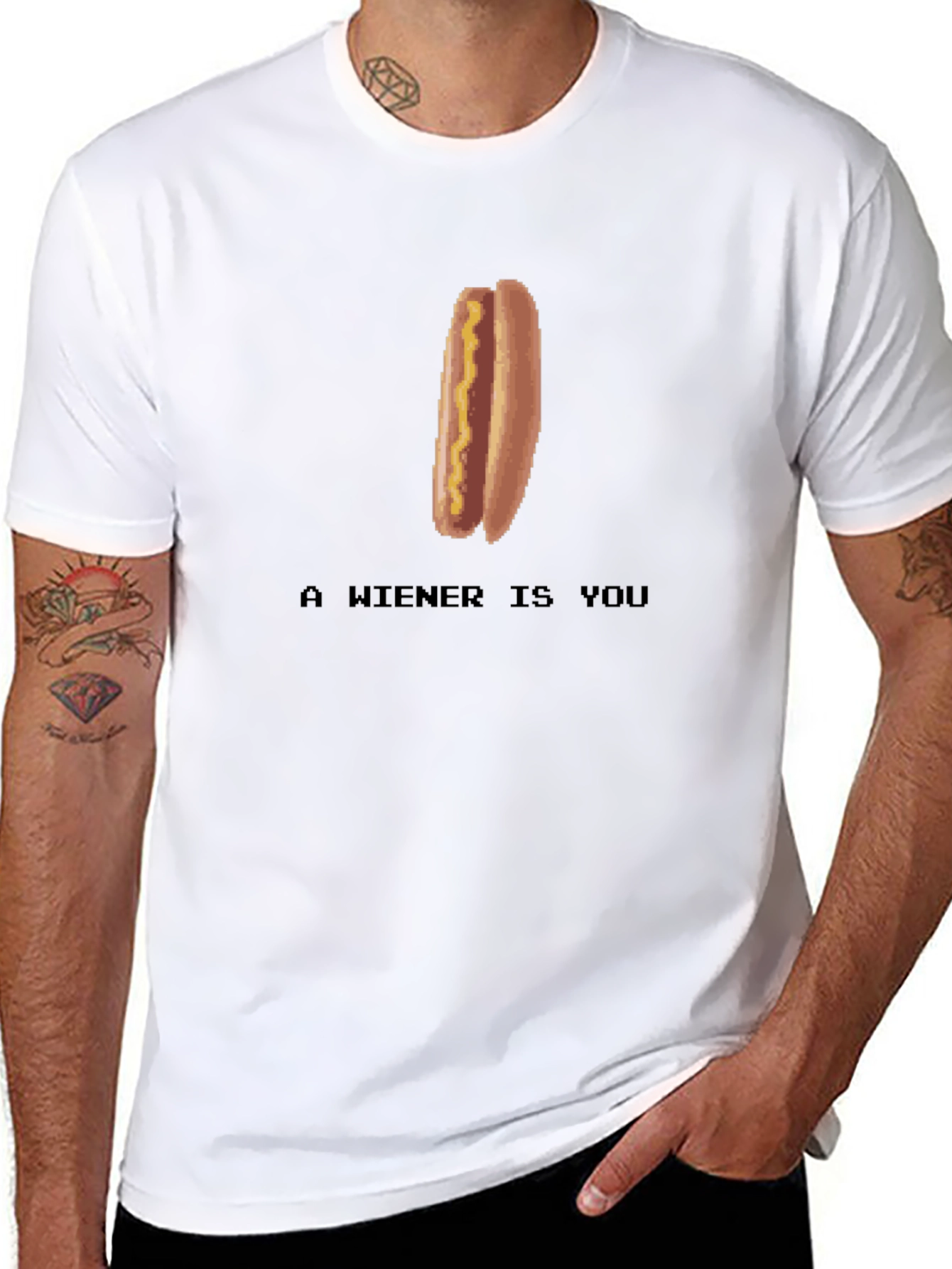 A Wiener Is You Funny Graphic T-Shirt