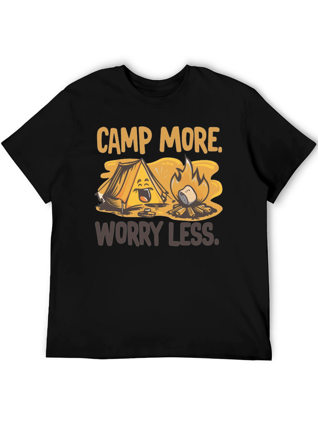 Camp More Worry Less Graphic Tee